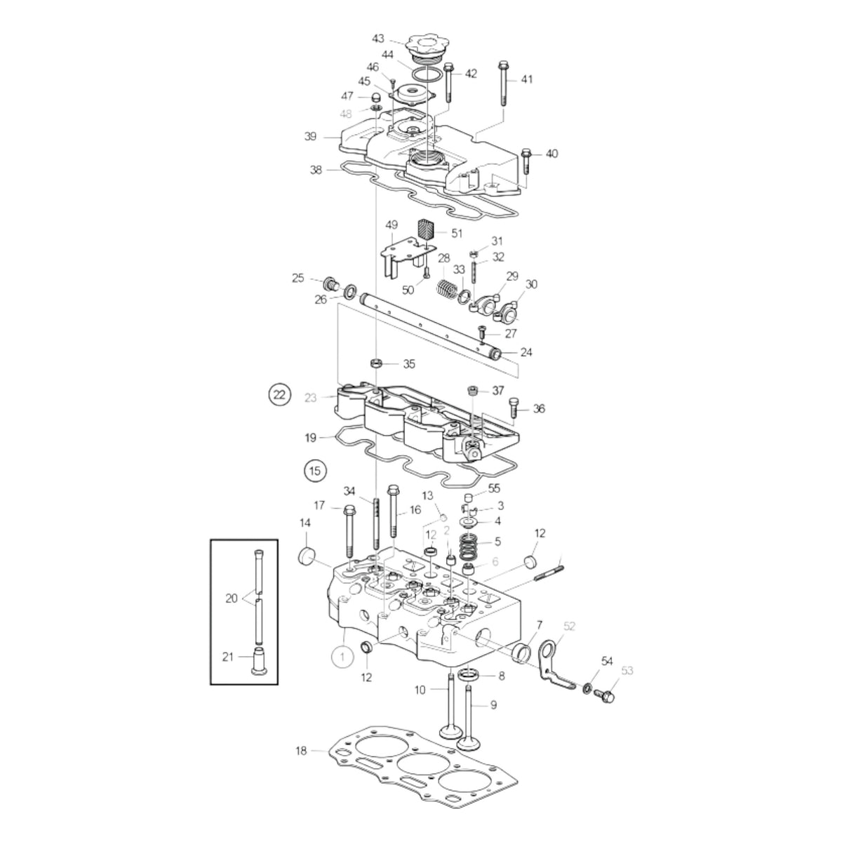 3801331 - Cylinder Head, Reman