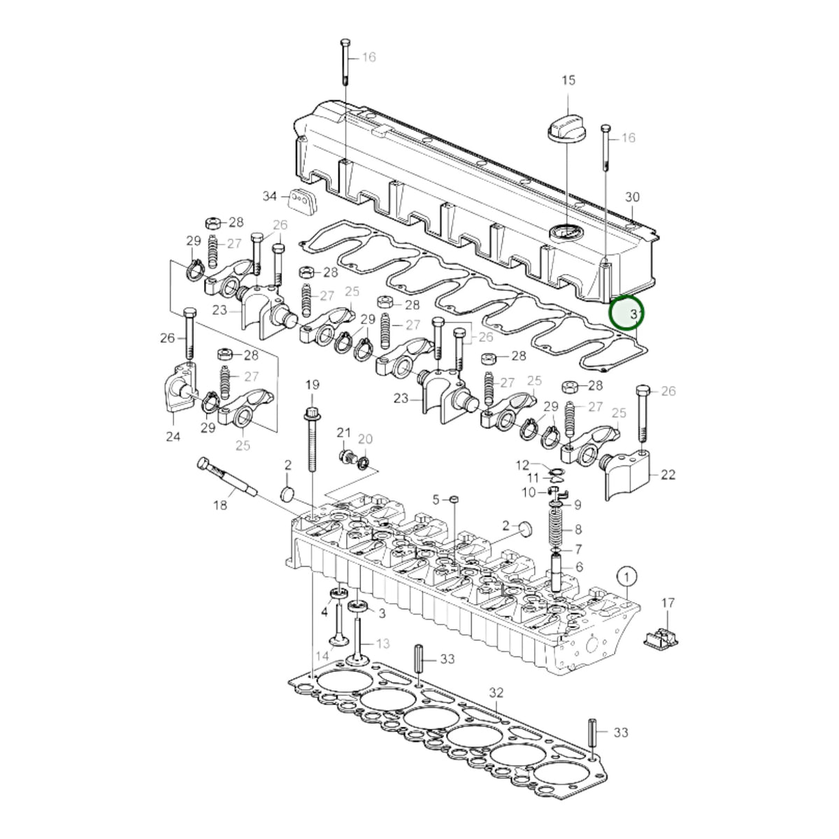 3801397 - Cylinder Head