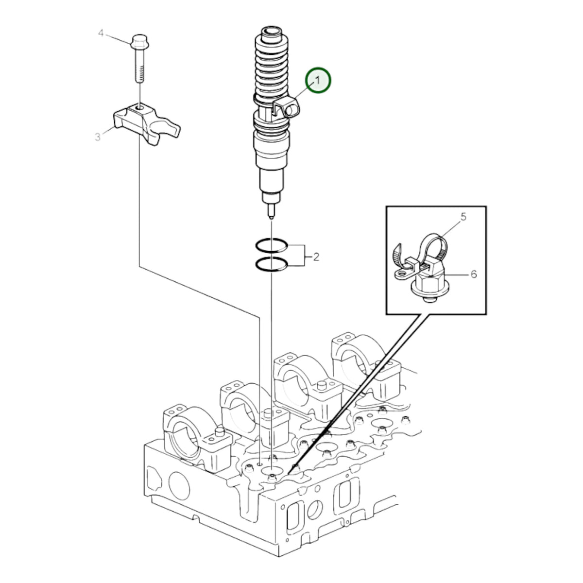 3801438 - Unit Injector, Reman