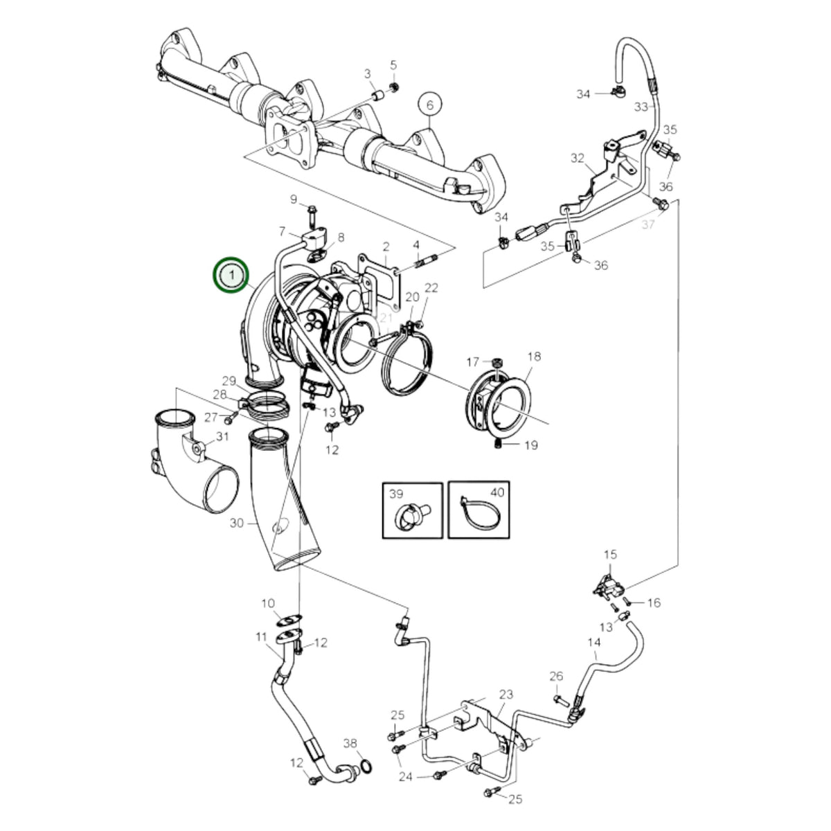 3801560 - Turbocharger, Reman