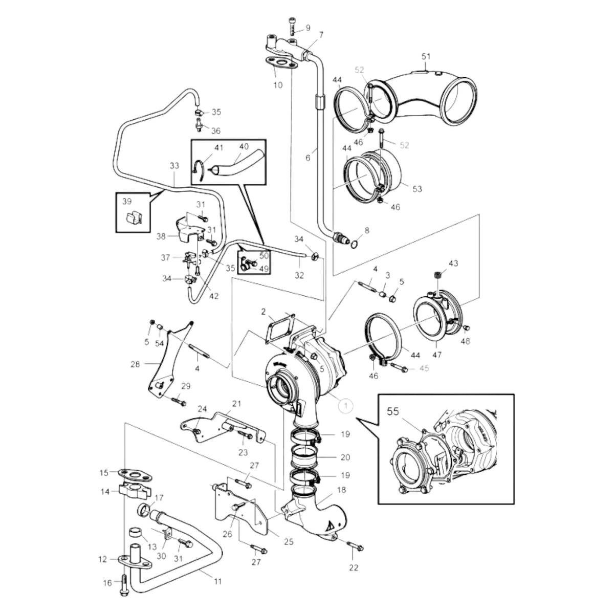3801625 -Turbocharger, Reman