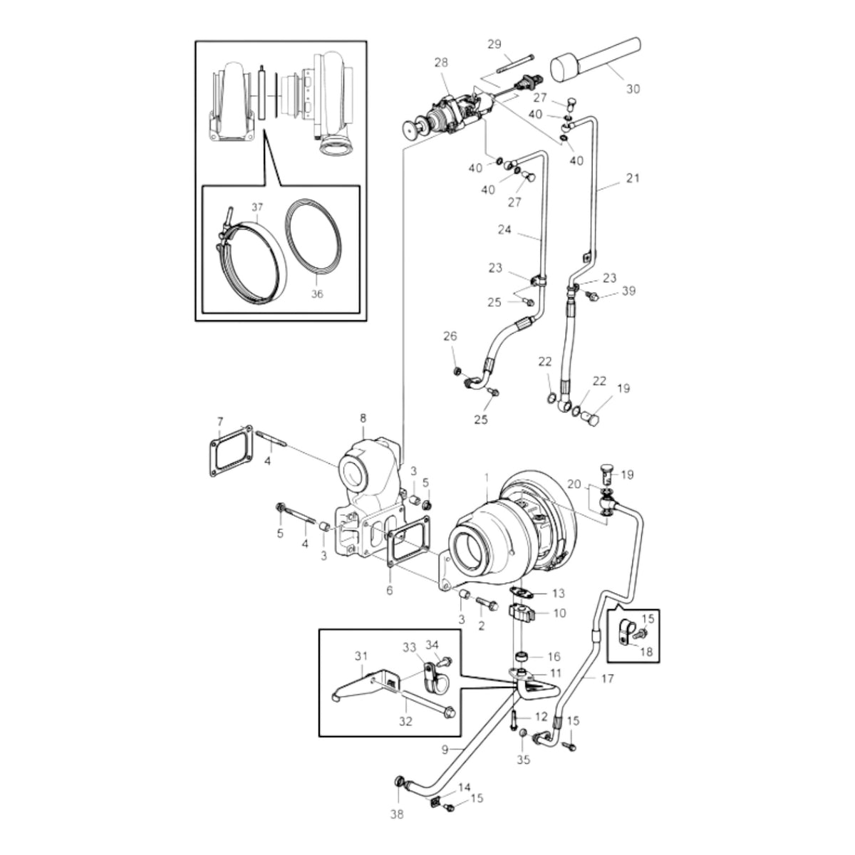 3801648 - Turbocharger, Reman