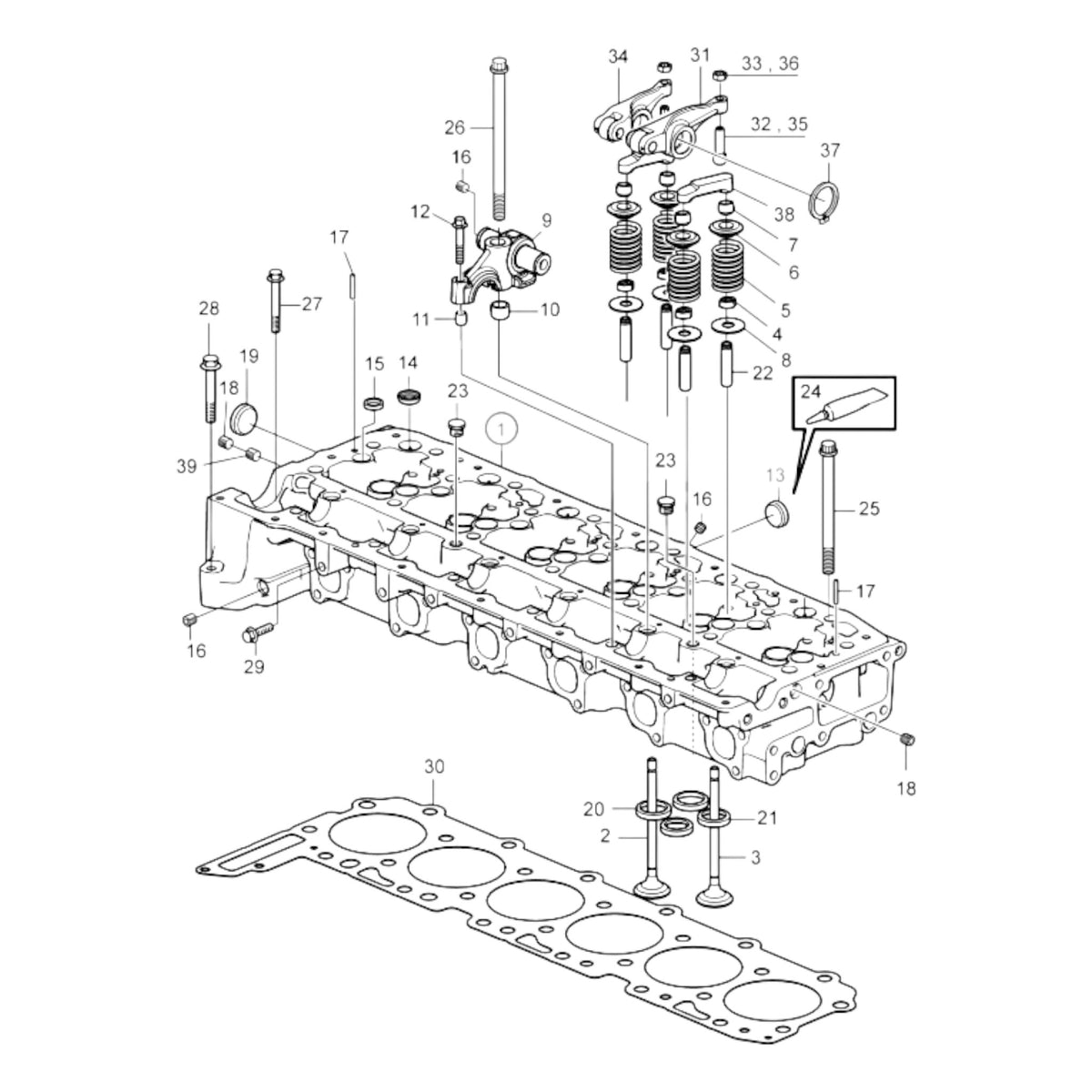3801740 - Cylinder Head, Reman
