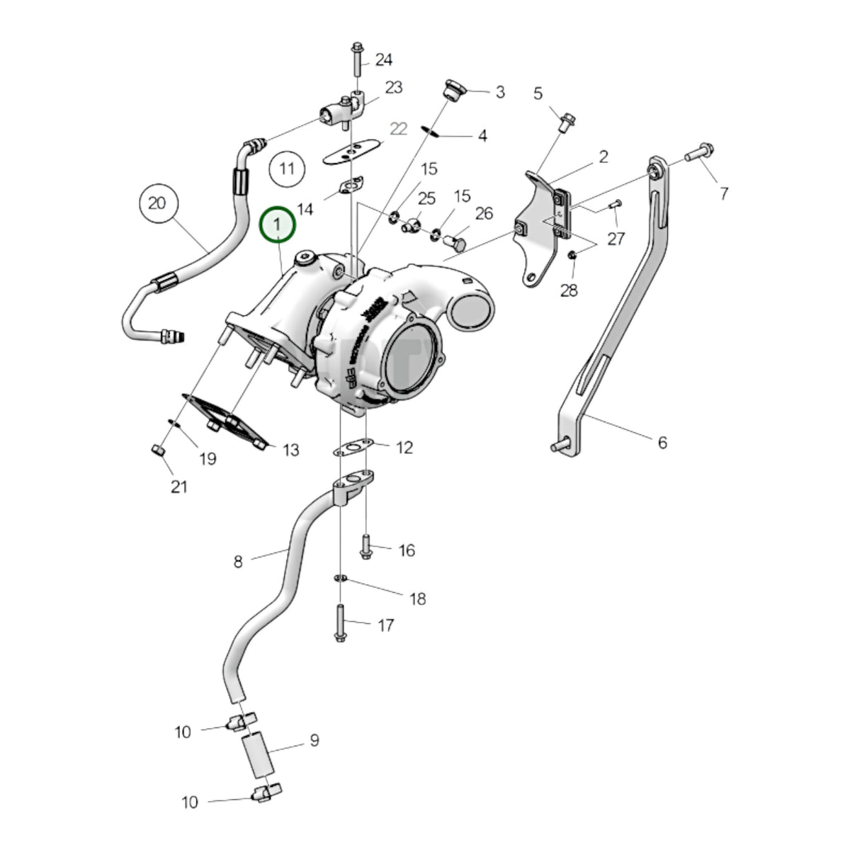 3801798 - Turbocharger, Reman