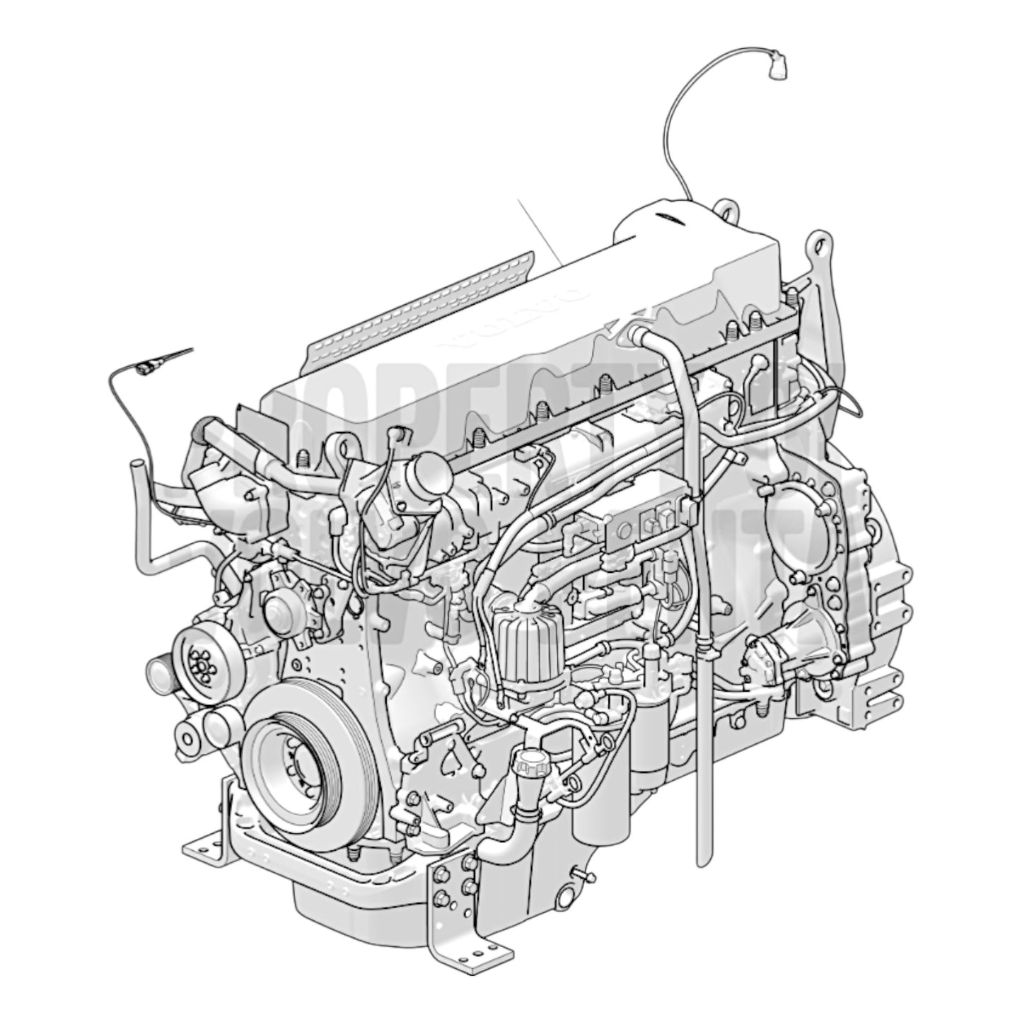 3801844 - Engine, Reman