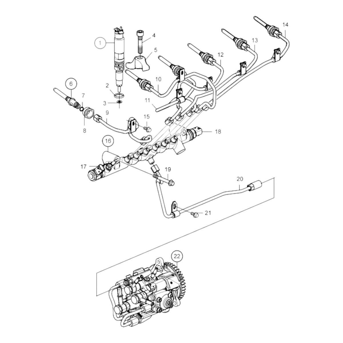 3801854 - Injector, Reman
