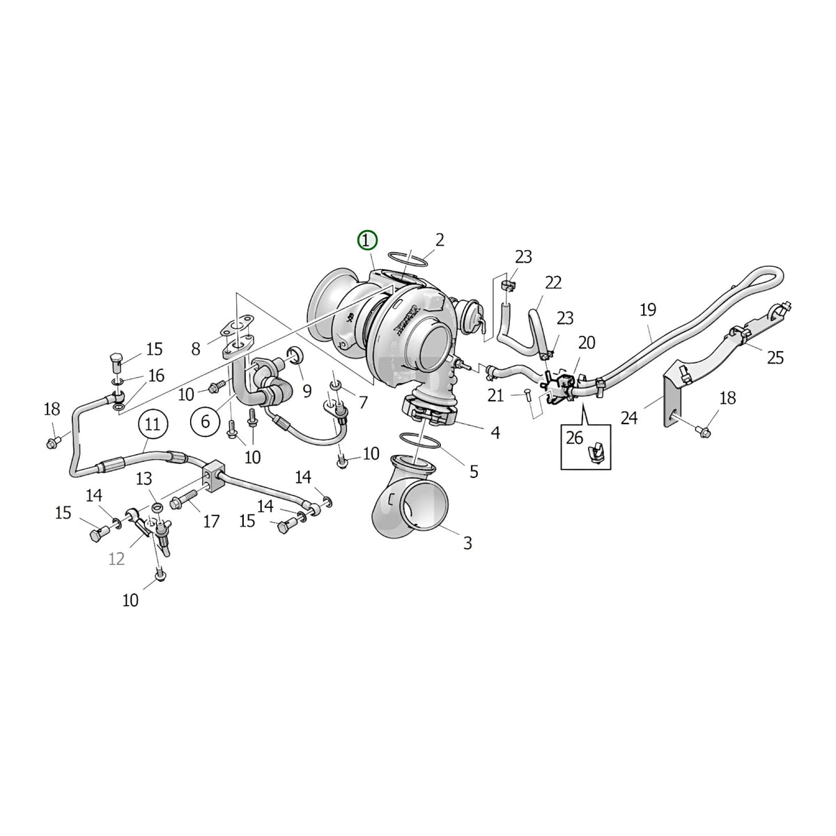 3801860 - Turbocharger, Reman