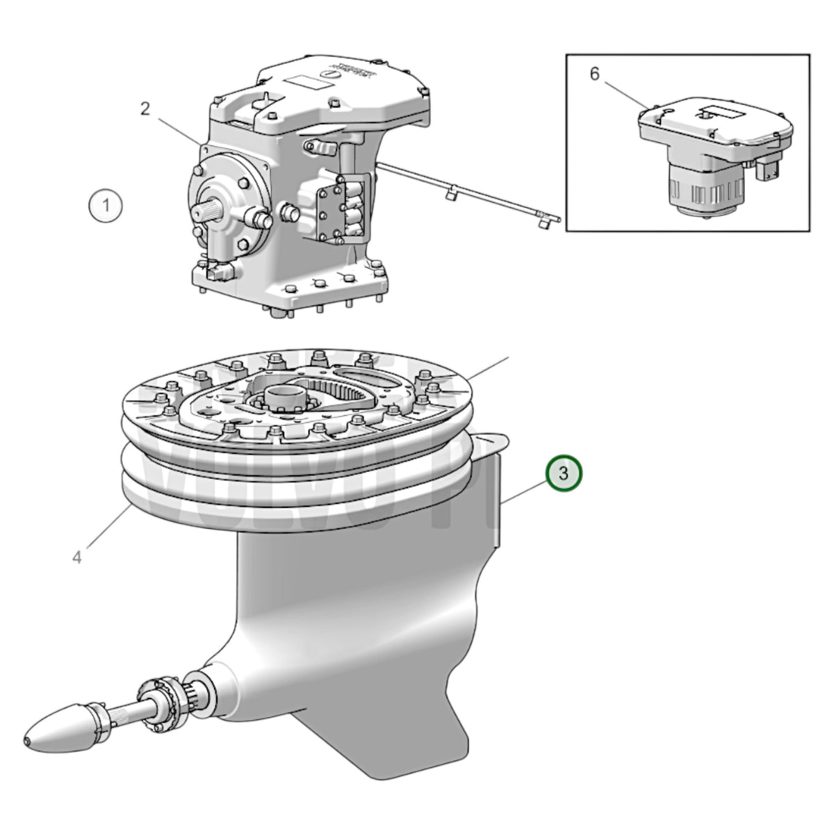 3801876 - Lower Gear, Reman