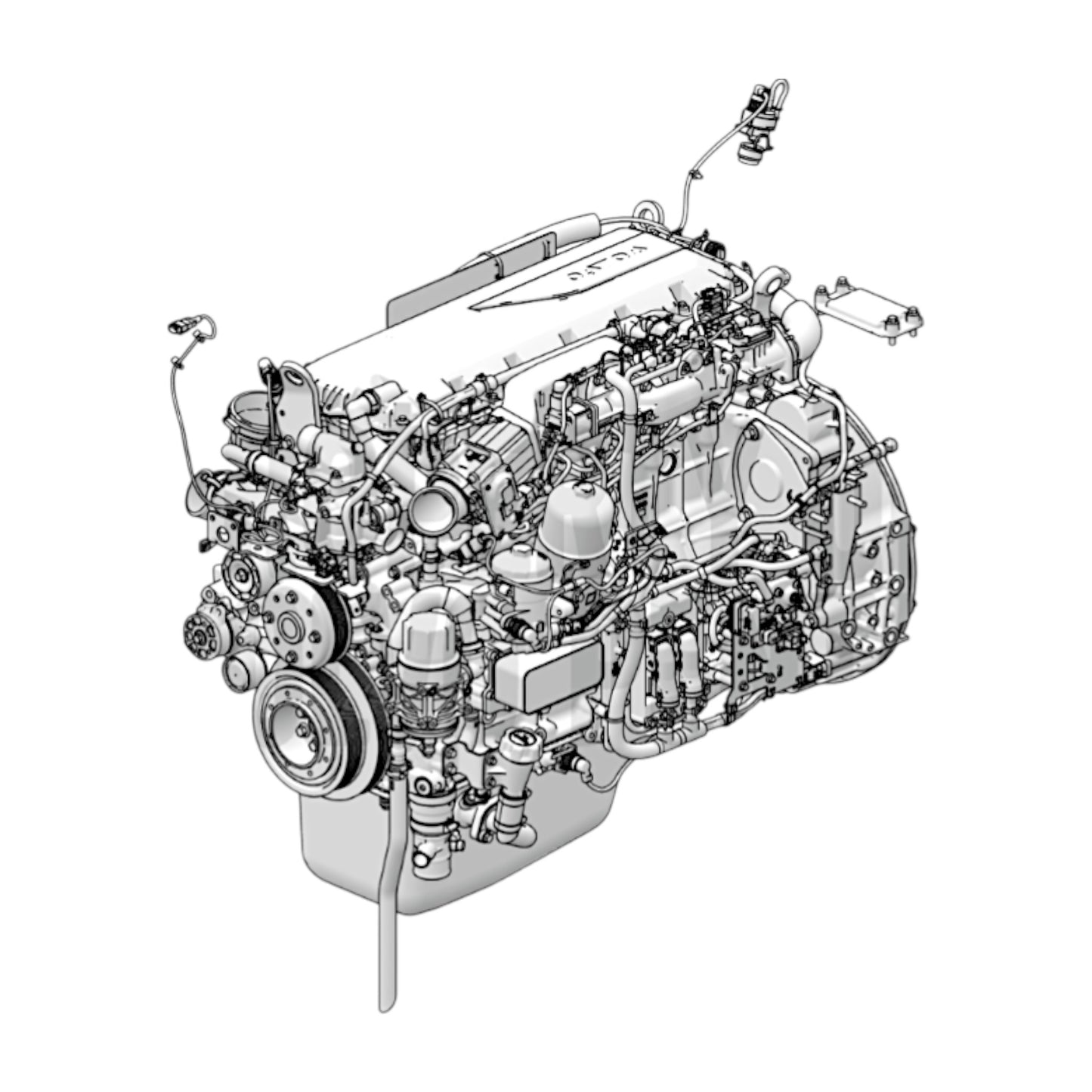 3801972 - Engine, Reman