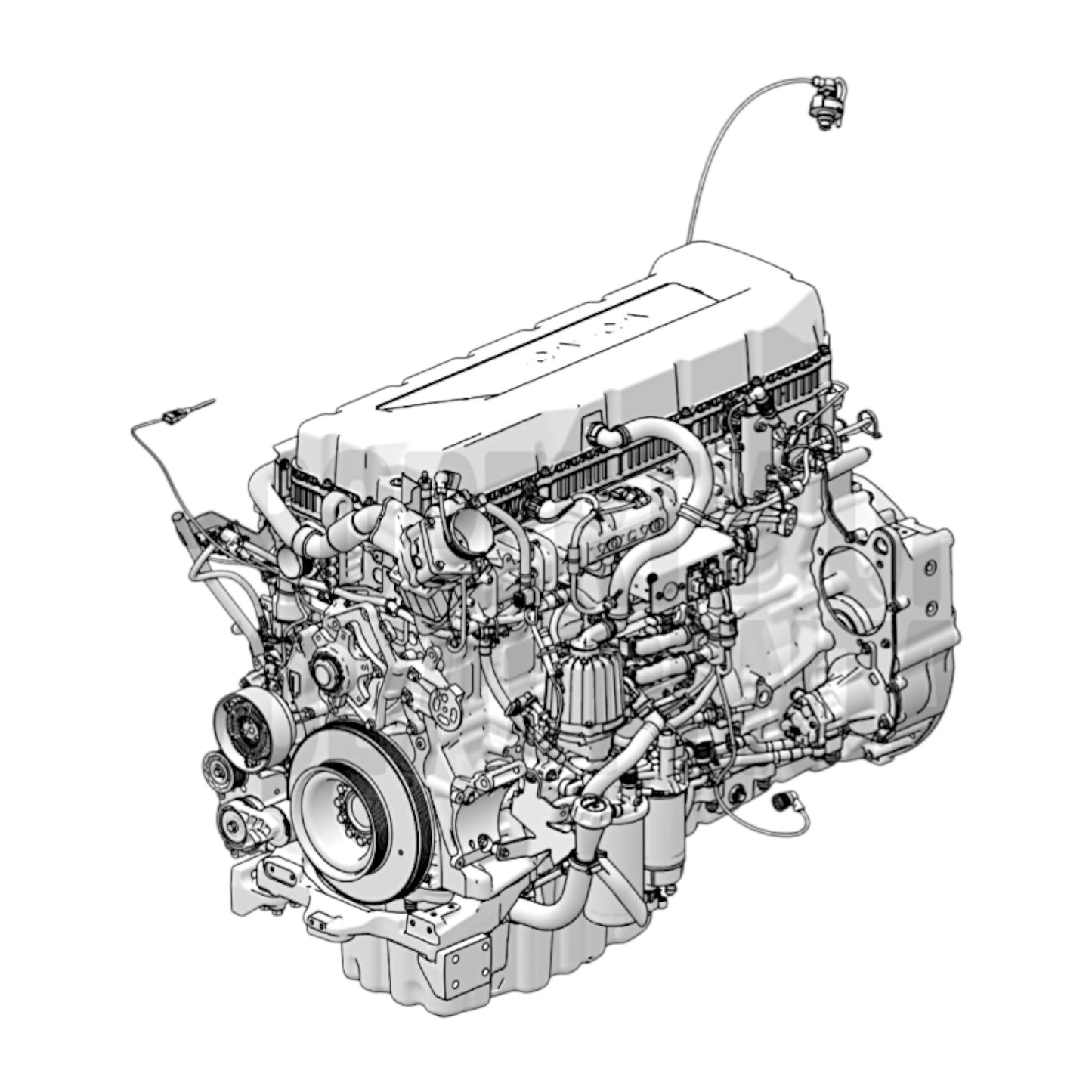 3801983 - Engine, Reman