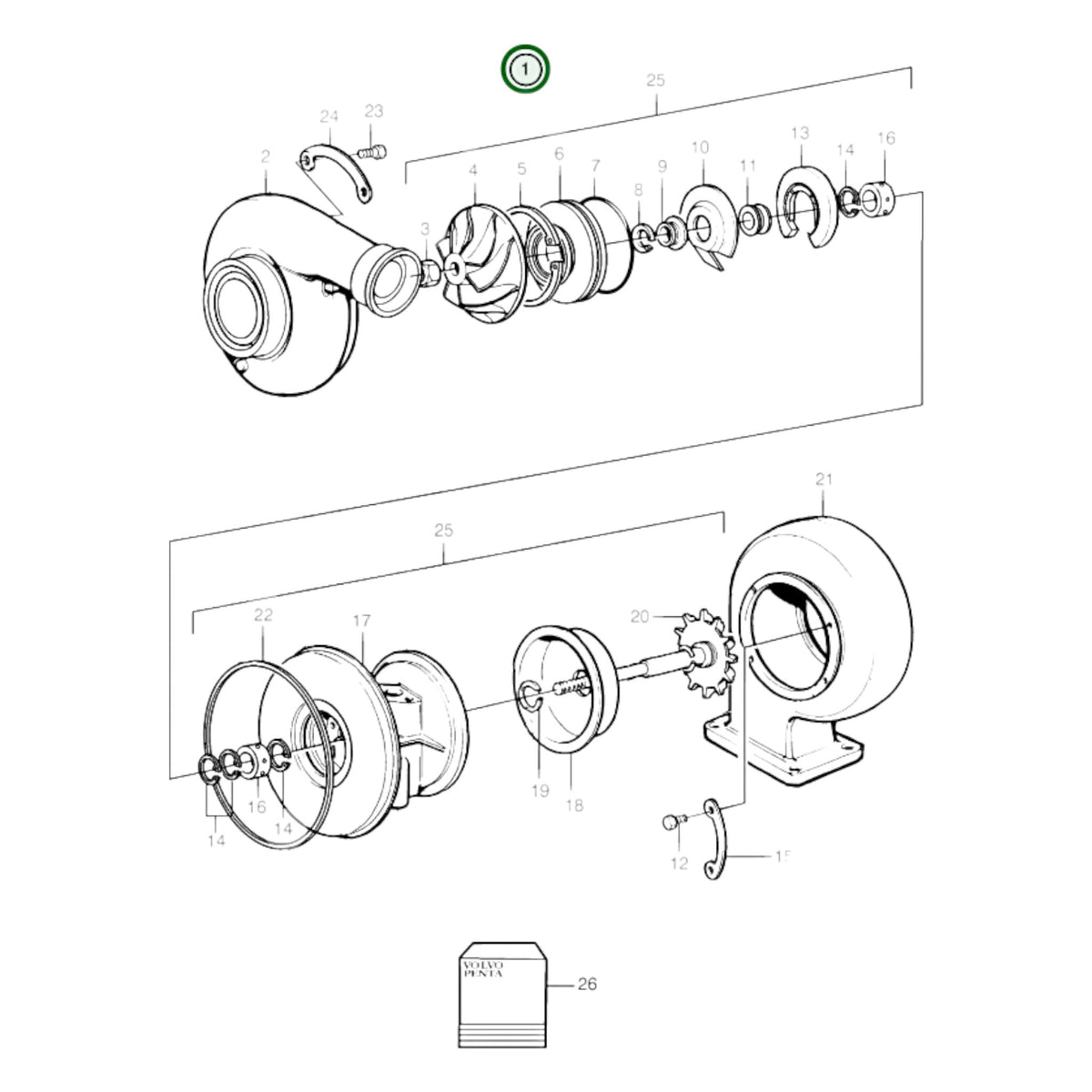 3802120 - Turbocharger, Reman