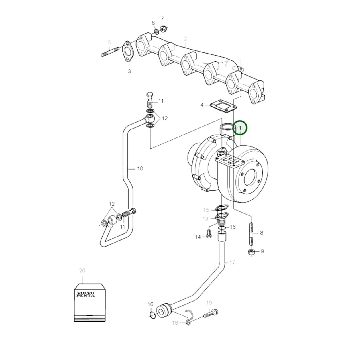 3802178 - Turbocharger, Reman