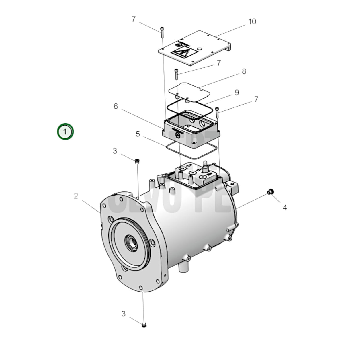 3802297 - Electric Motor, Reman