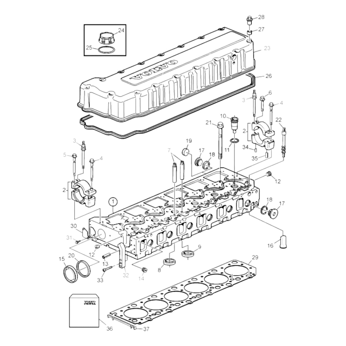 3803665 - Cylinder Head, Reman