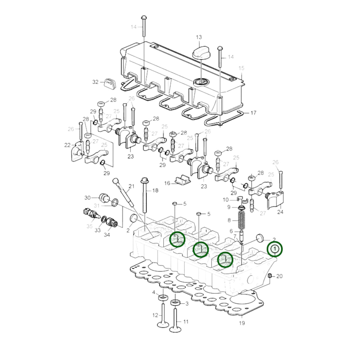 3803988 - Cylinder Head, Reman