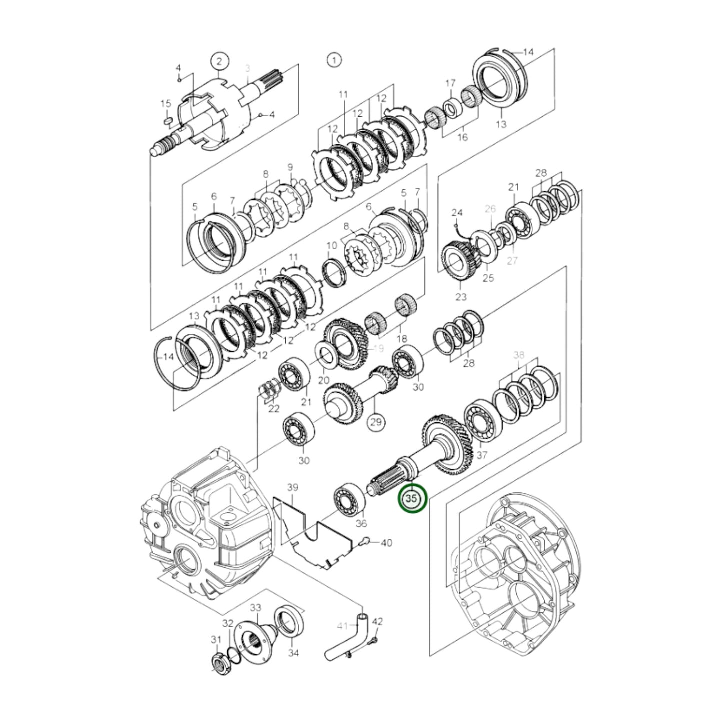 3807728 - Output Shaft