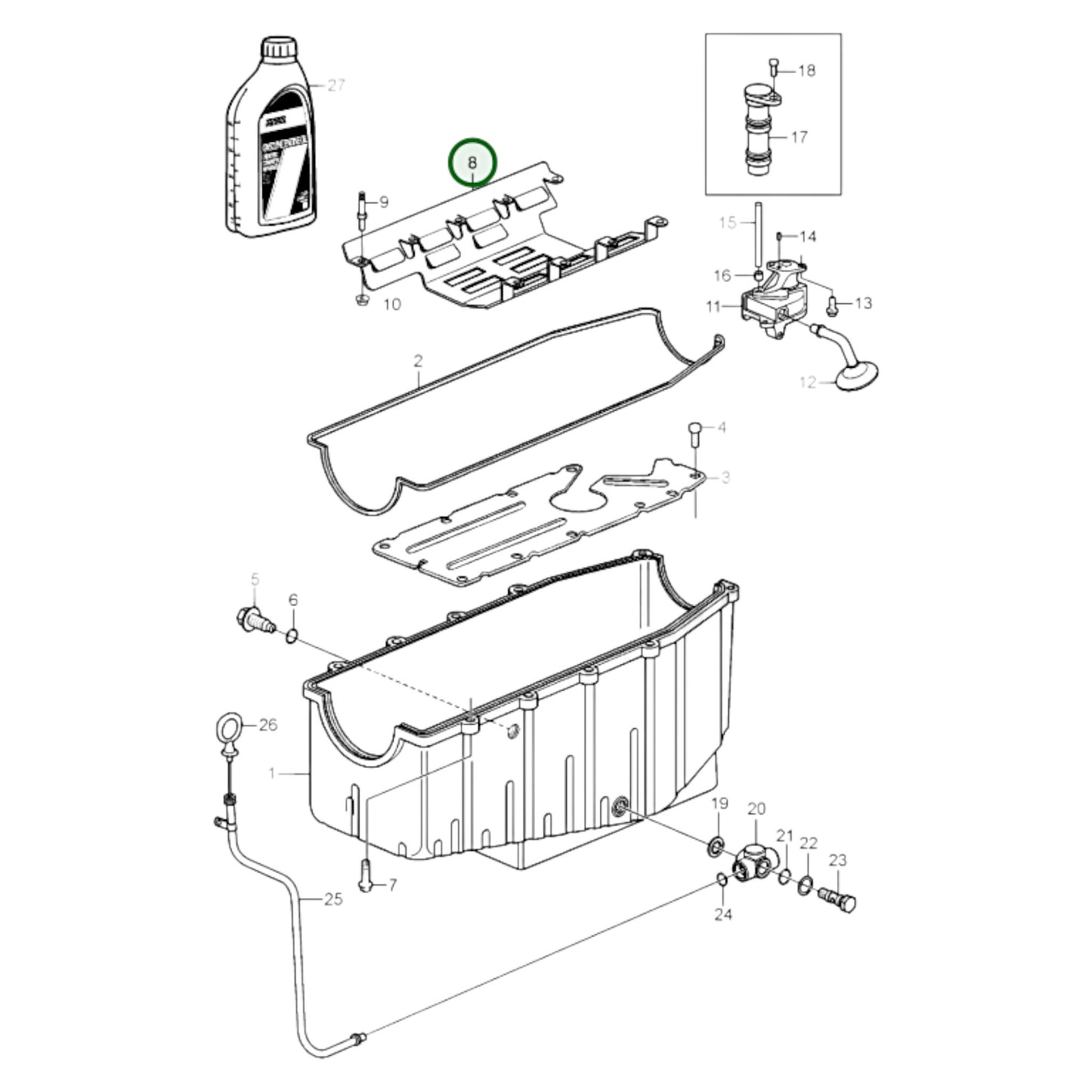 3808520 - Oil Deflector