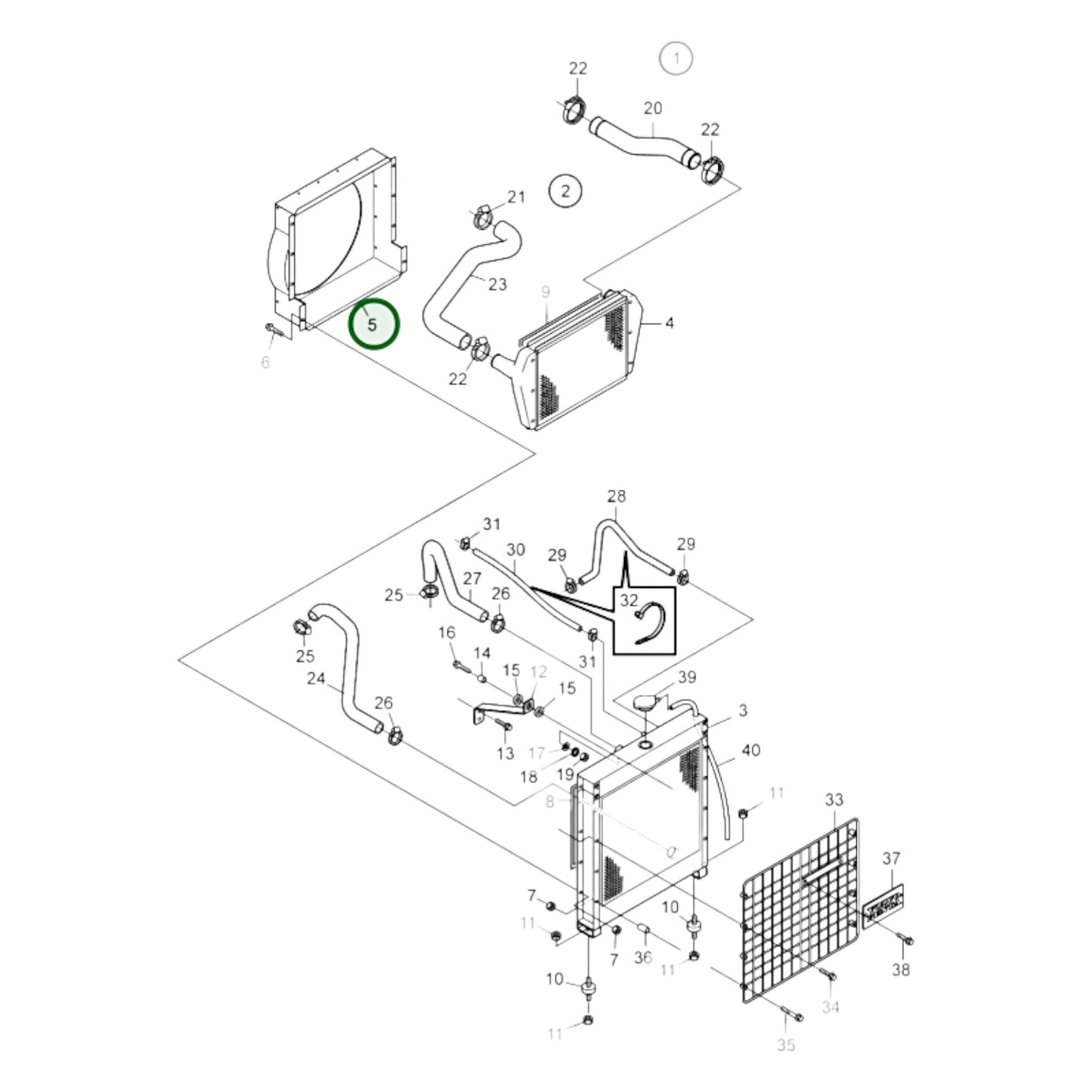 3812820 - Fan Shroud