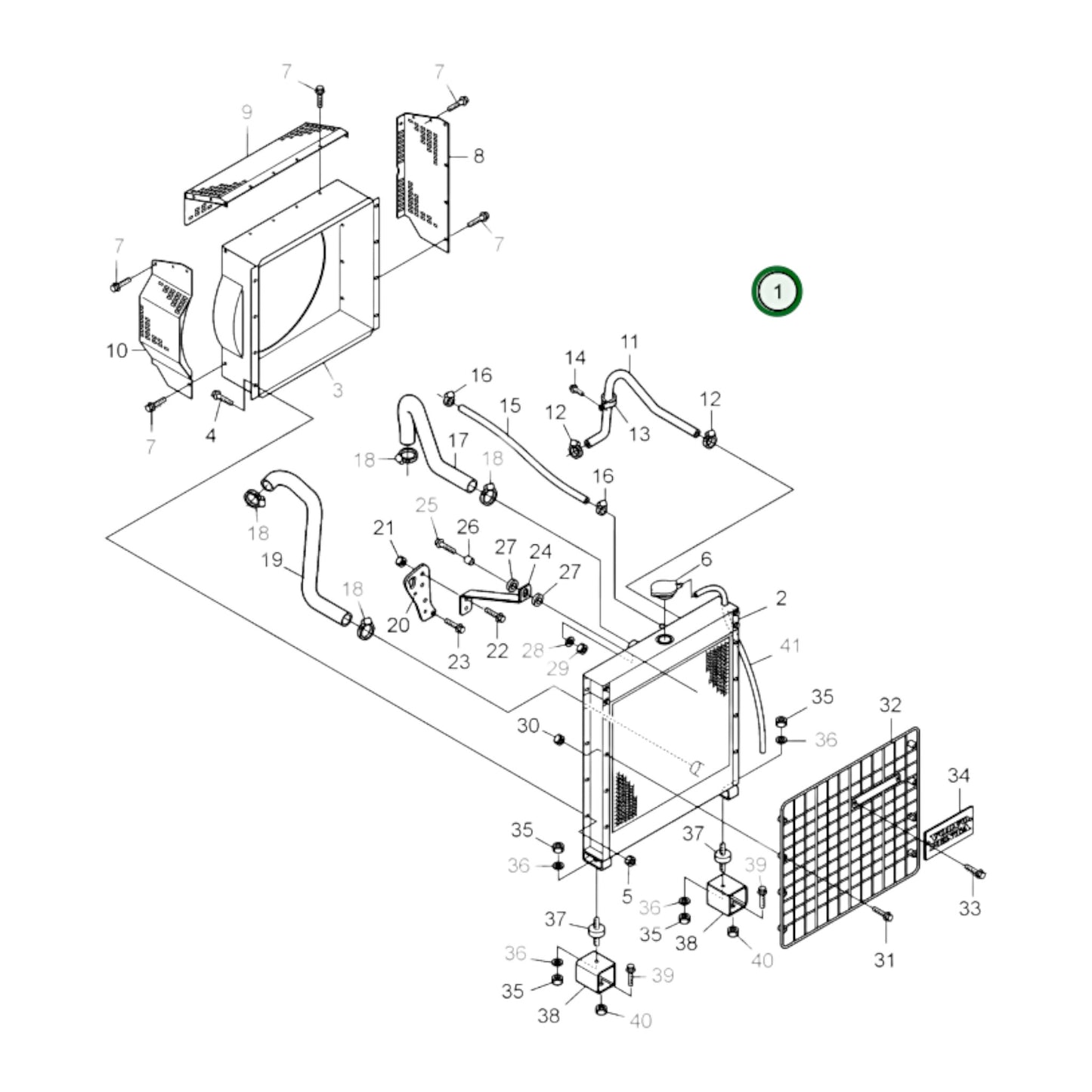 3812978 - Radiator