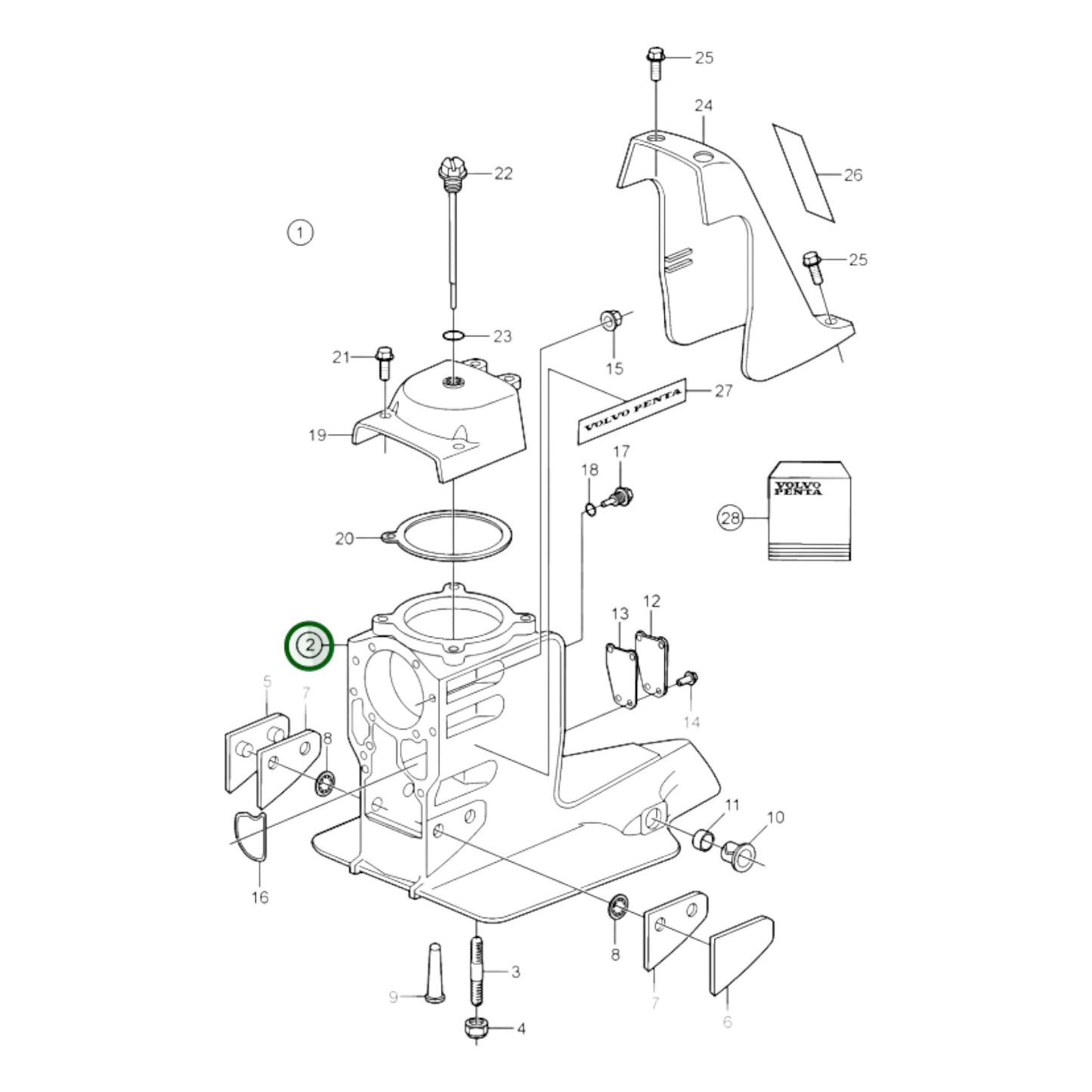 3818650 - Gear Housing