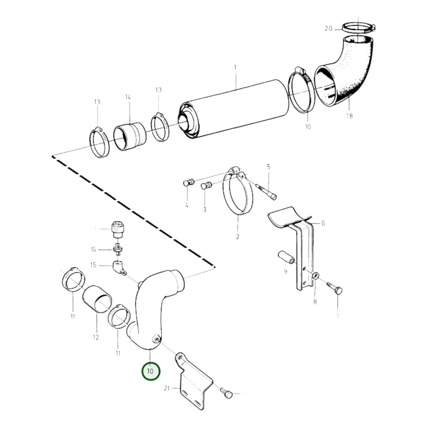 Connecting Pipe - 3825087