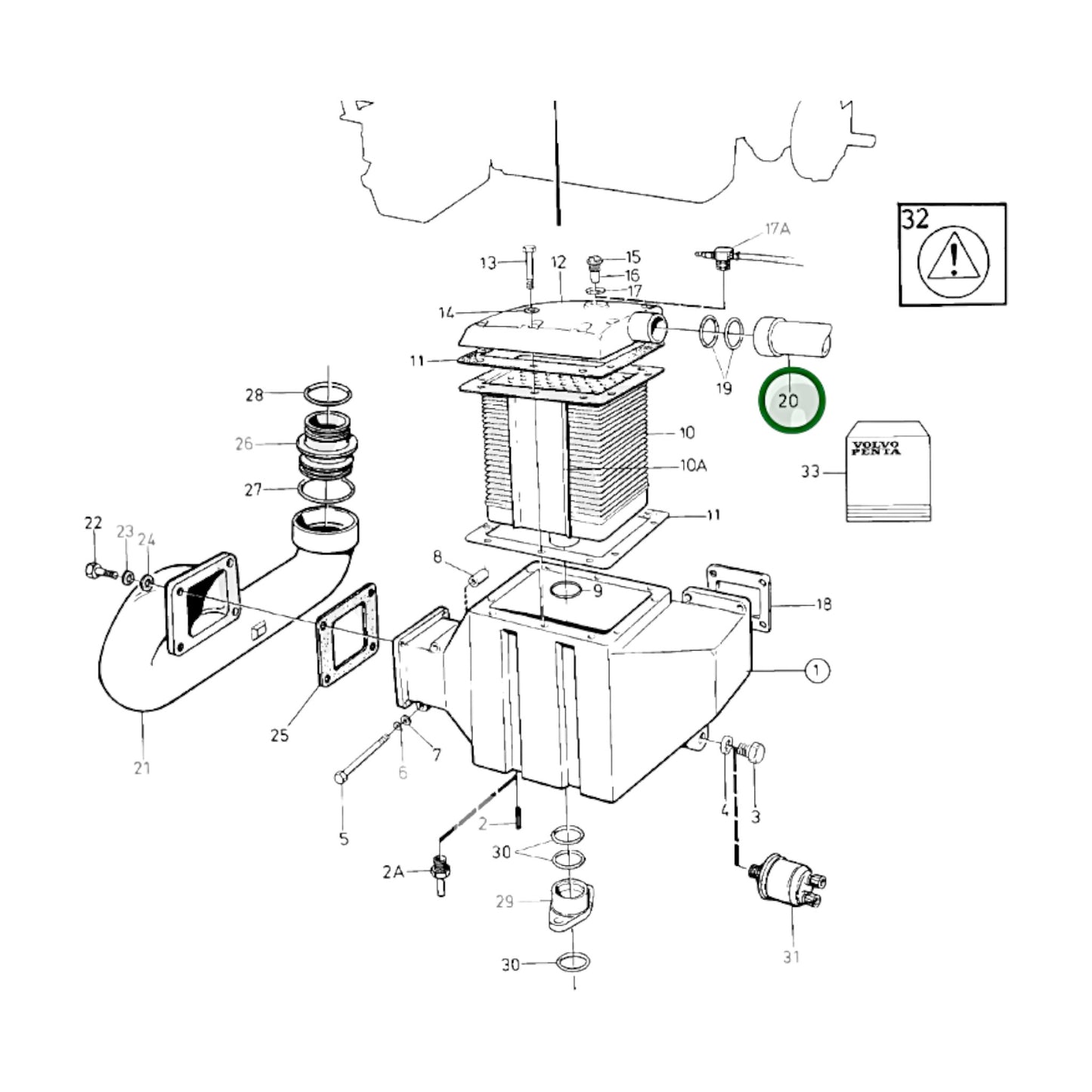 3825372 - Coolant Pipe