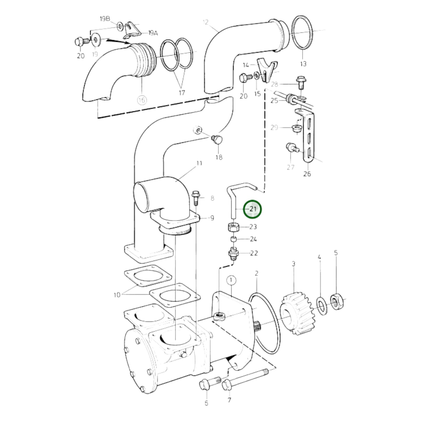 3825495 - Oil Pressure Pipe