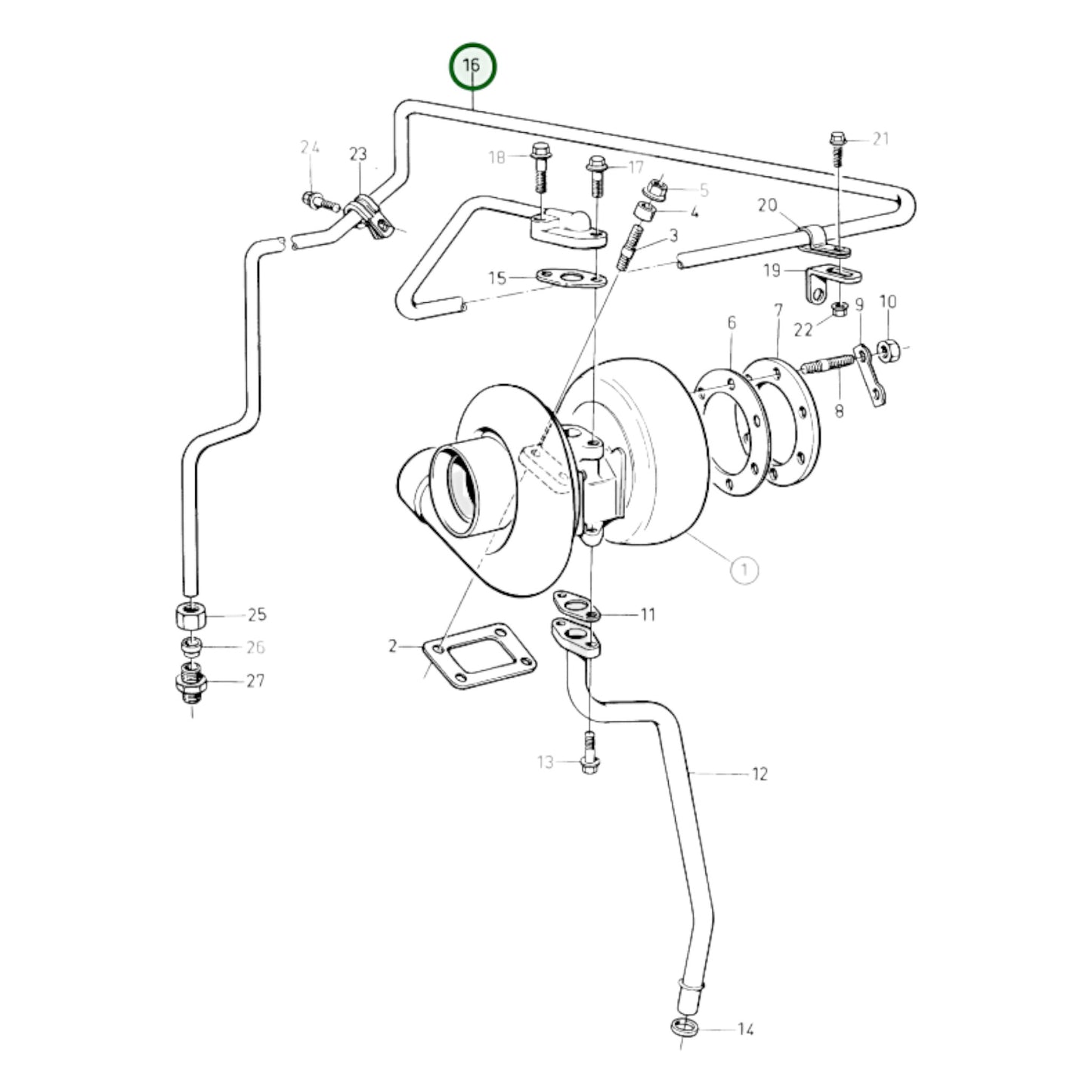 3825557 - Oil Pressure Pipe