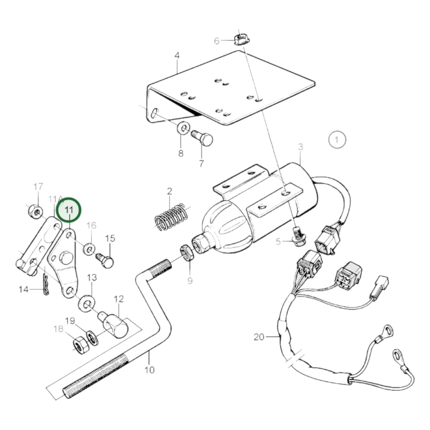 3825586 - Intermediate Lever