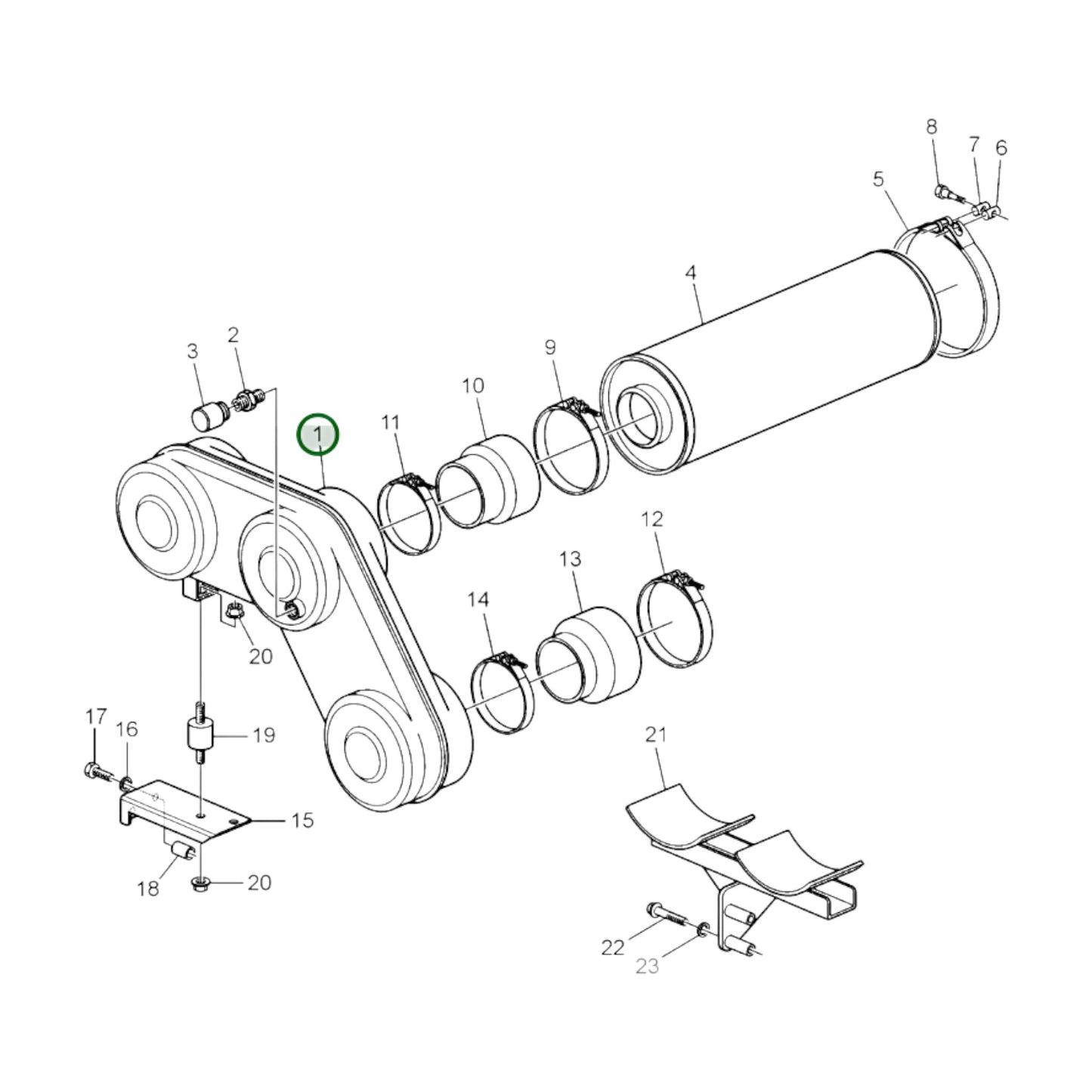 3825972 - Connecting Pipe