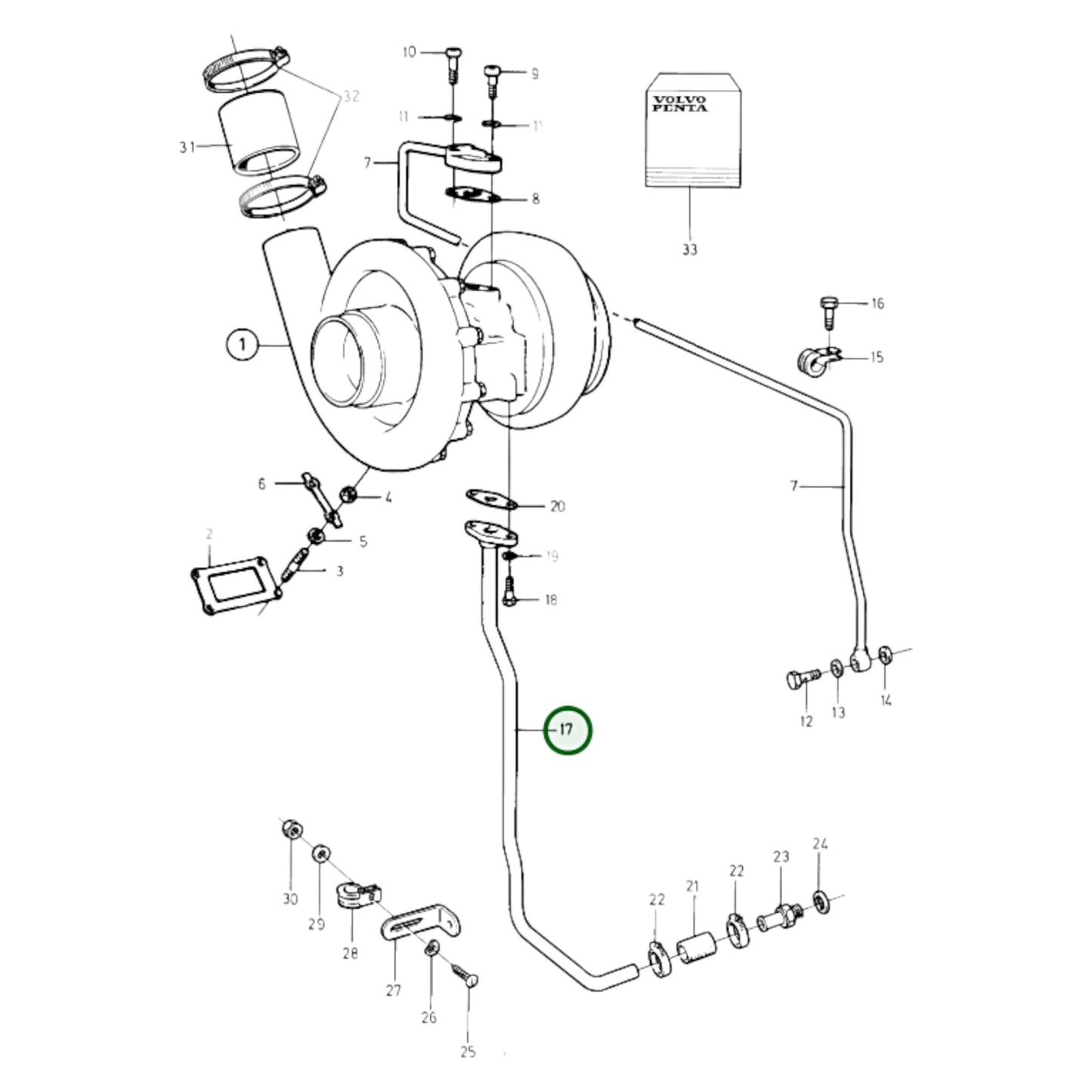 3826207 - Oil Return Pipe