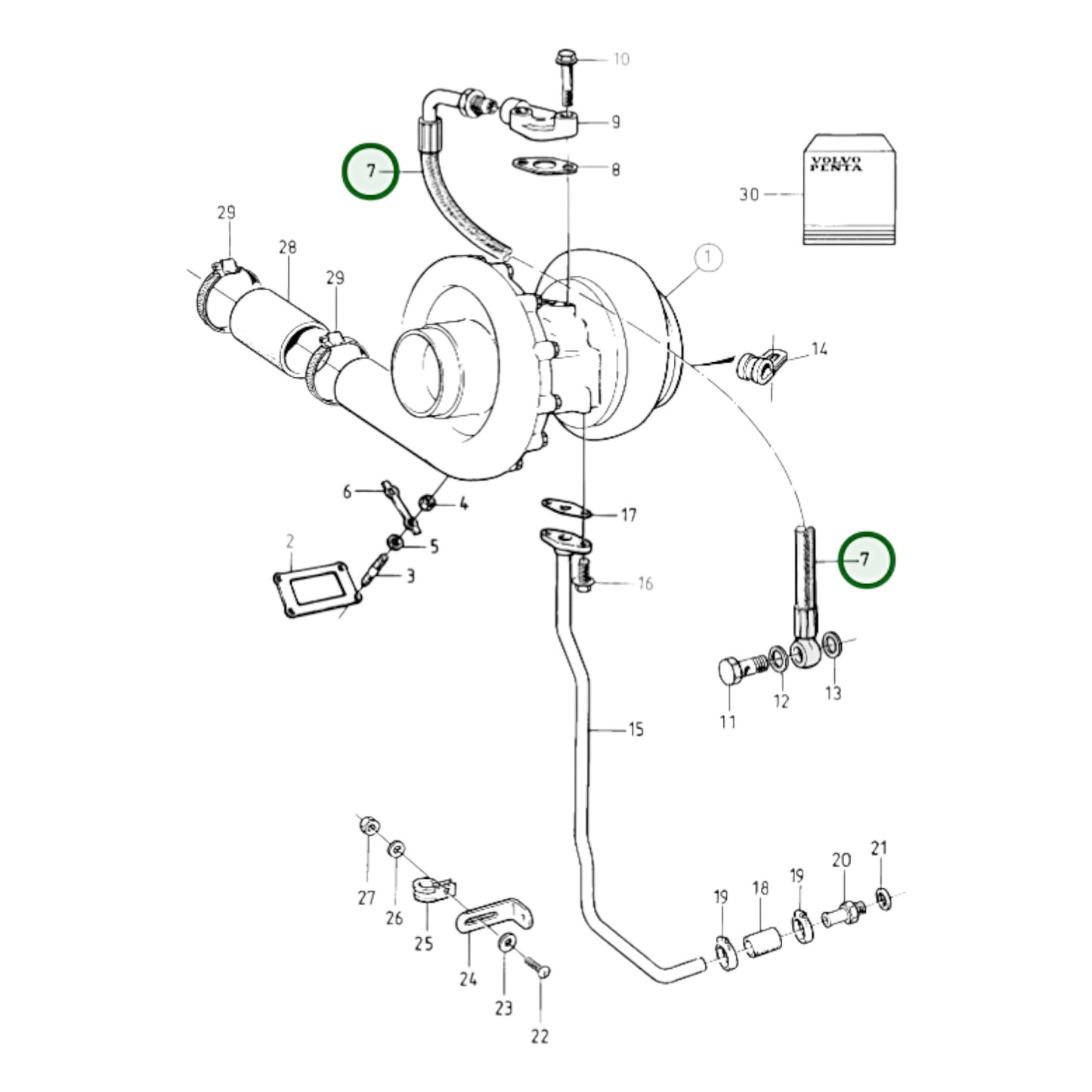3827670 - Oil Feed Hose