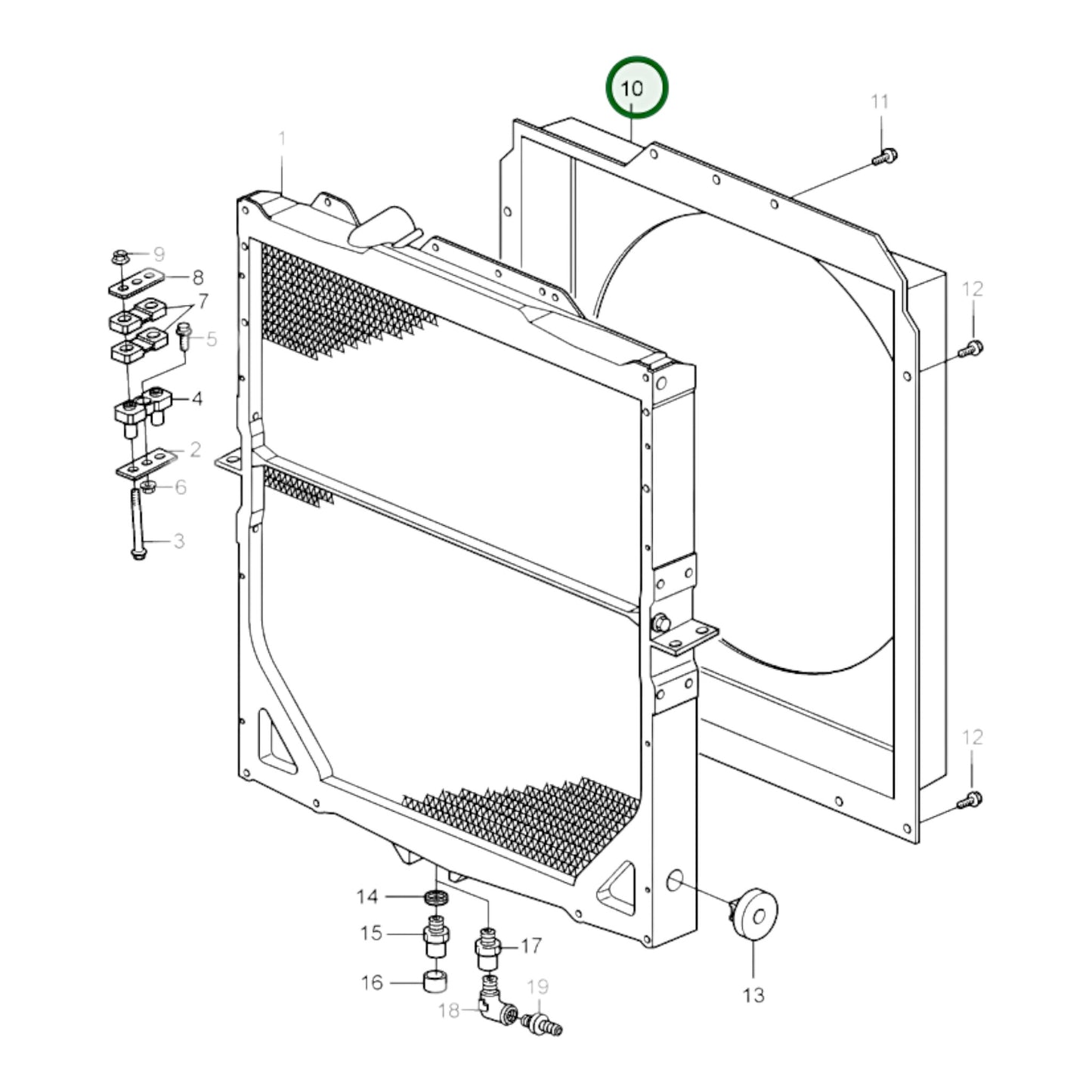 3829341 - Fan Shroud