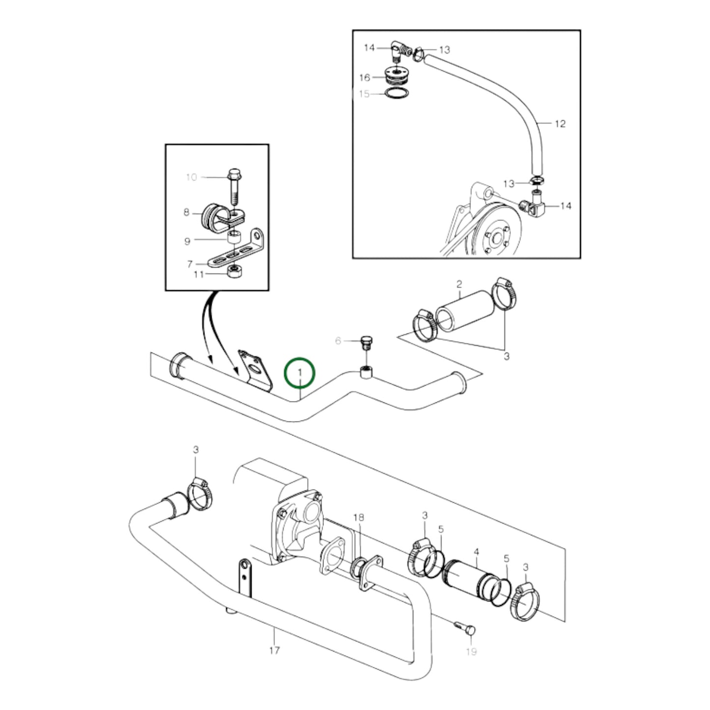 3829881 - Coolant Pipe