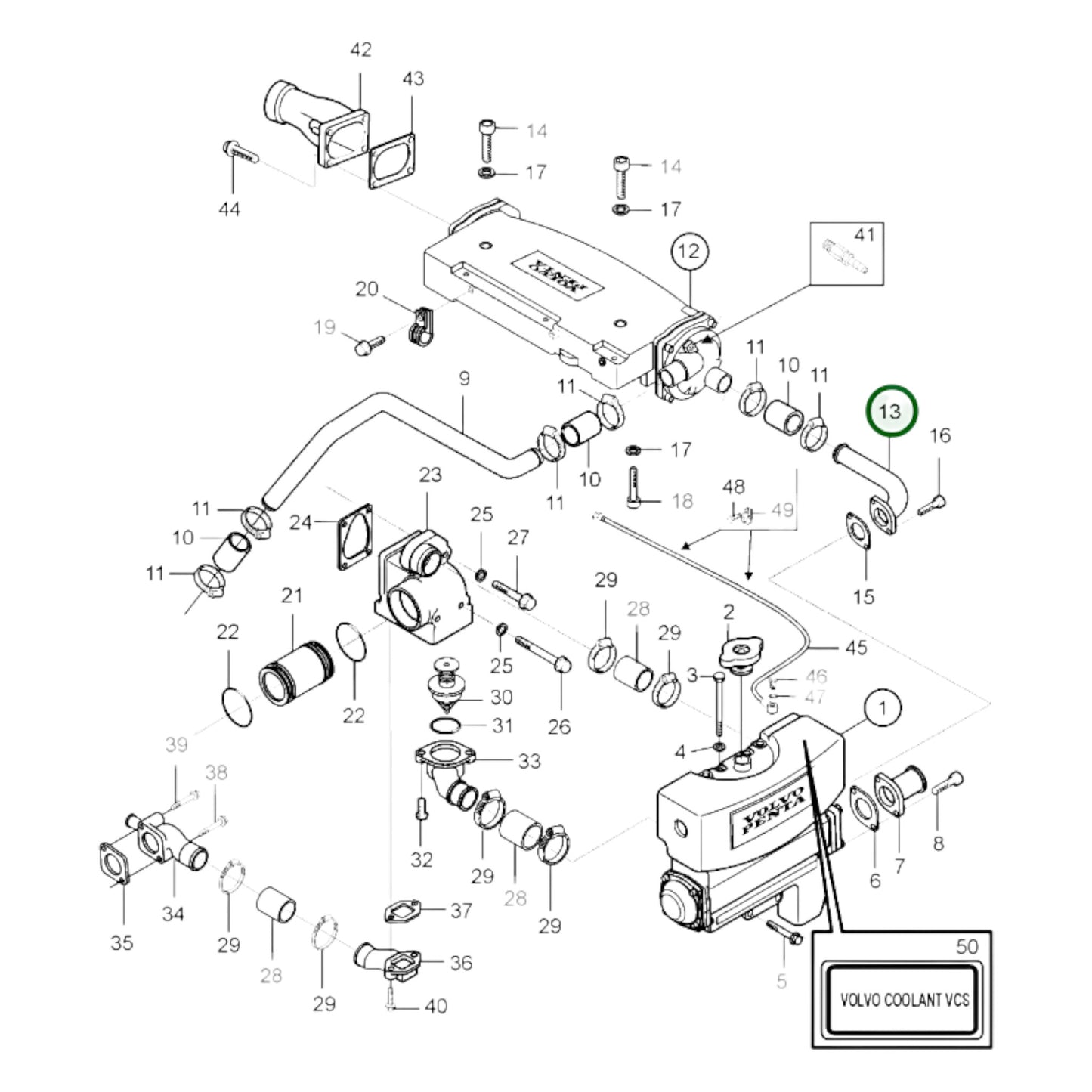 3838293 - Coolant Pipe