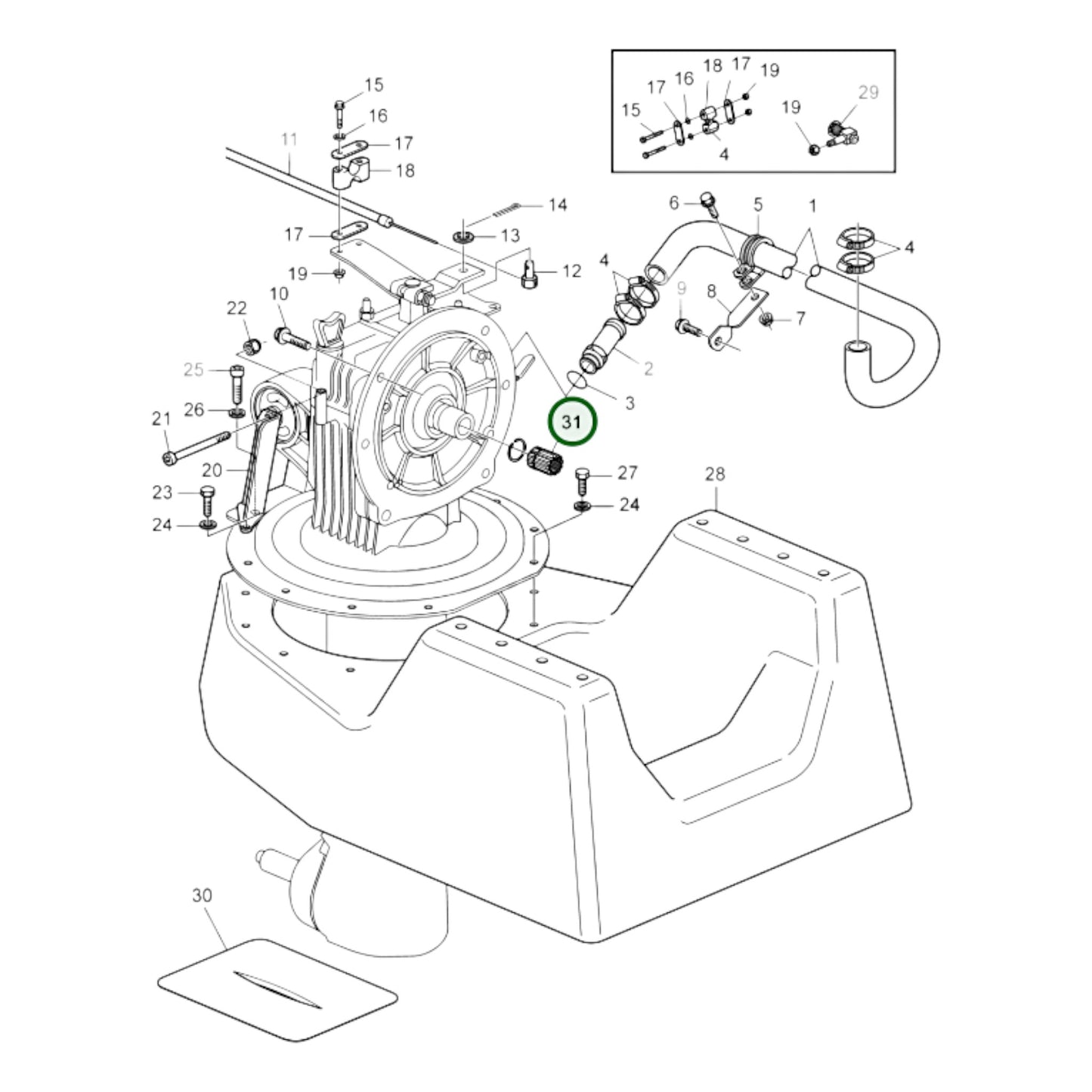 3843112 - Splined Sleeve