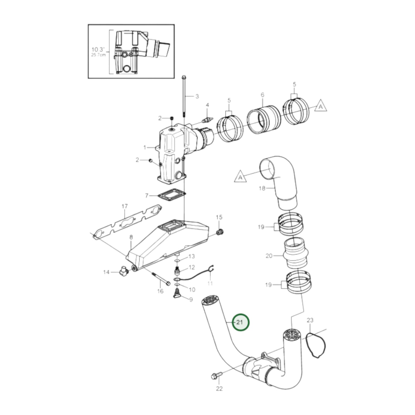 3847749 - Exhaust Pipe