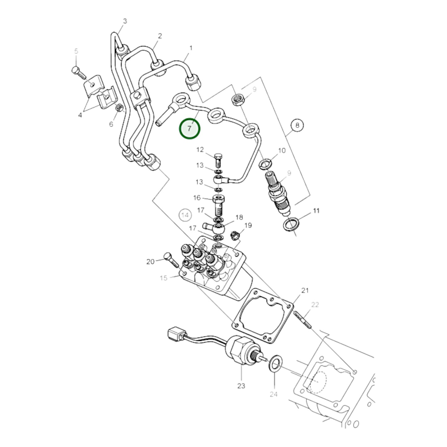 3849026 - Leak-Off Pipe