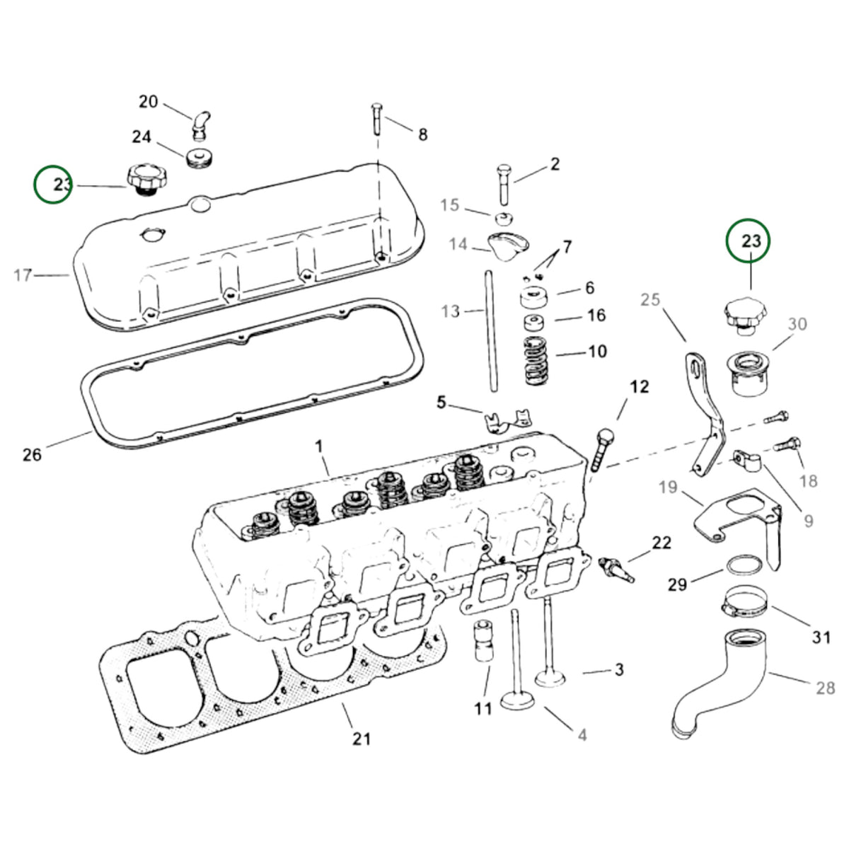 3853505 - Oil Filler Cap