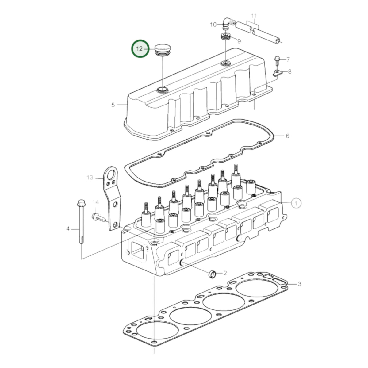3853842 - Oil Filler Cap