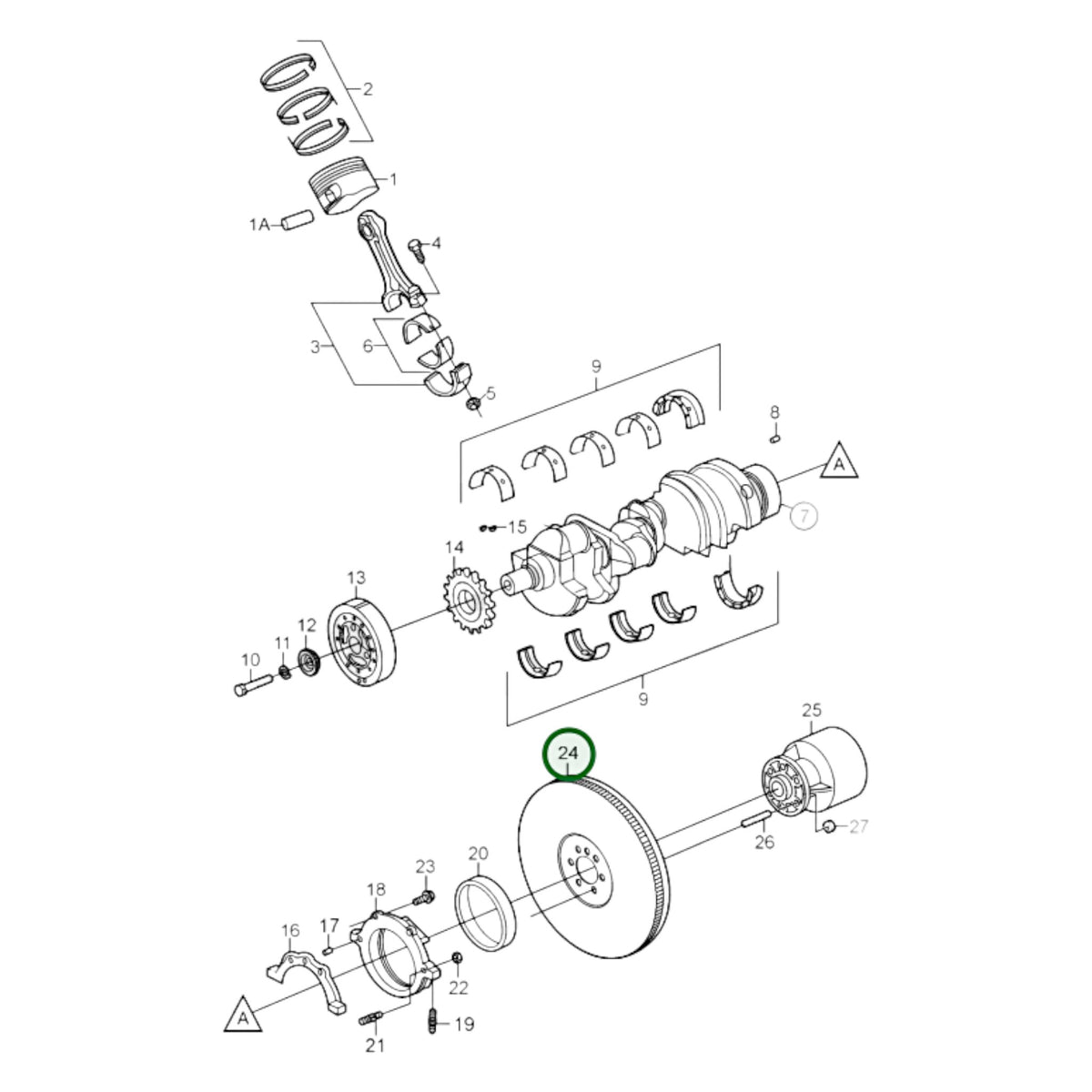 3853958 - Flywheel