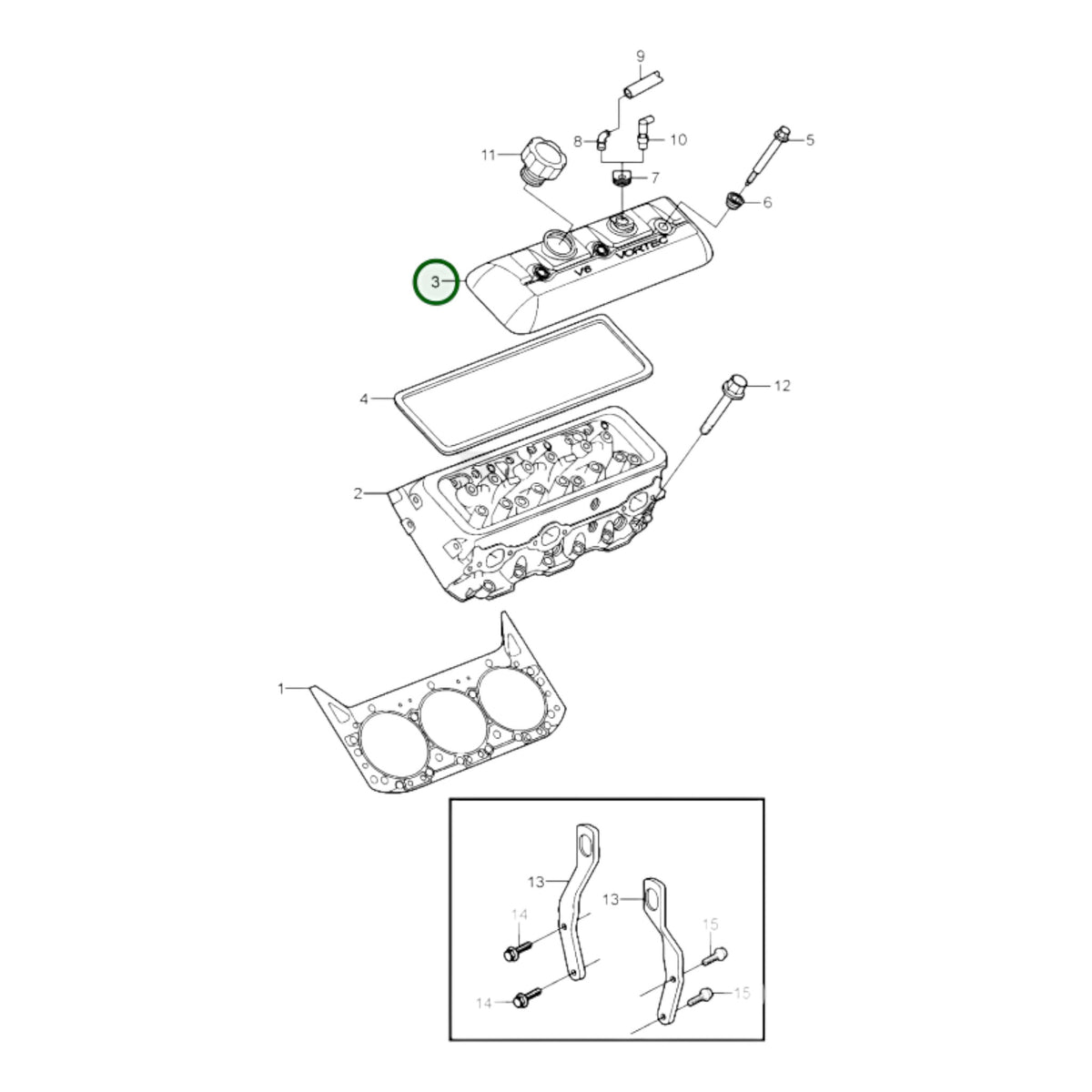 3854949 - Valve Cover