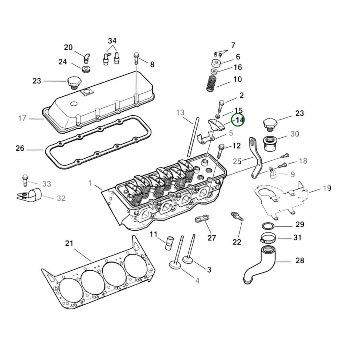 3855980 - Rocker Arm