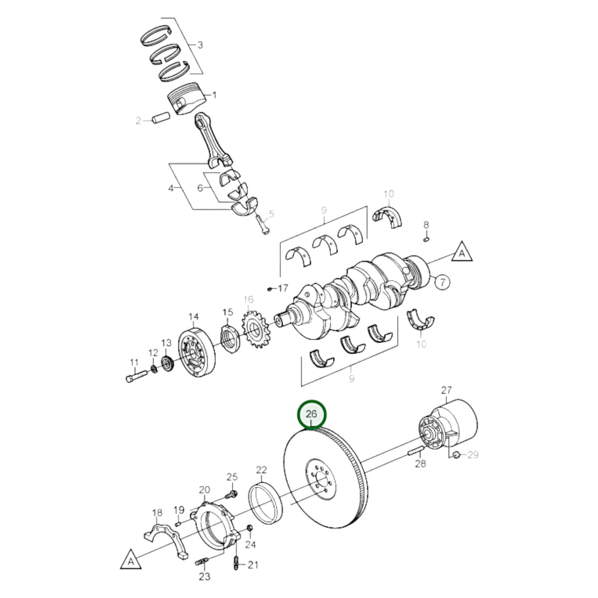 3858694 - Flywheel