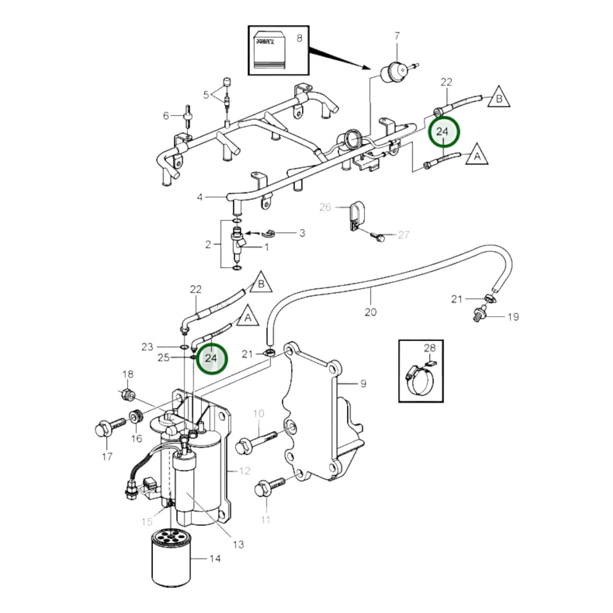 3862639 - Fuel Hose