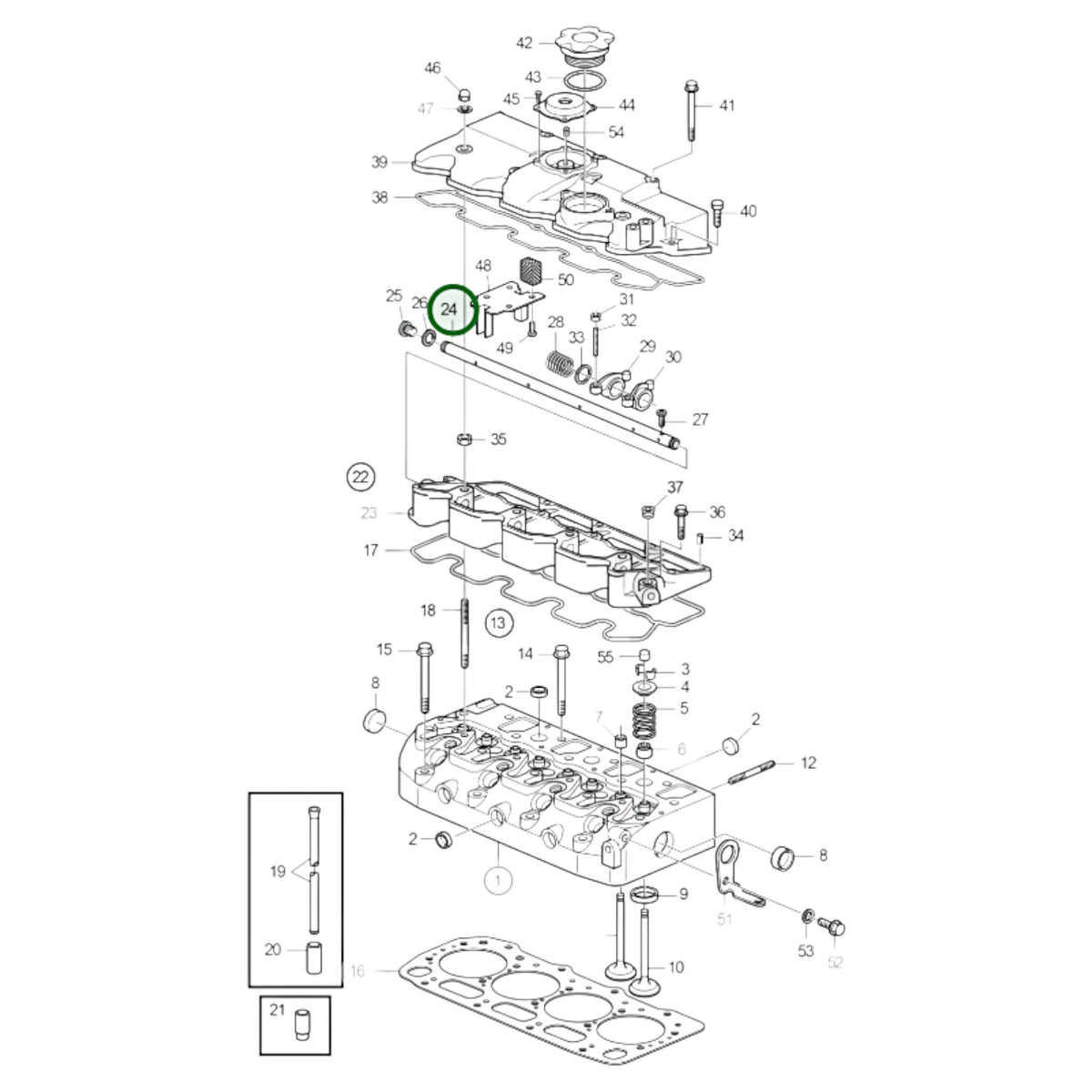 3886081 - Rocker Arm Shaft