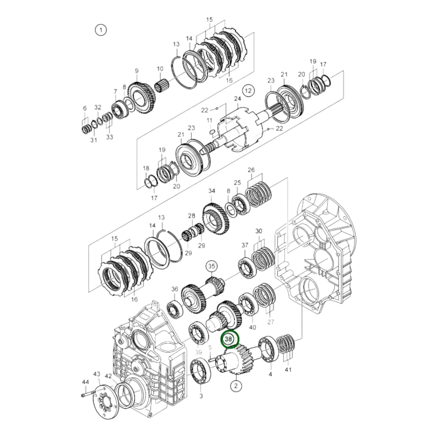 3886193 - Countershaft