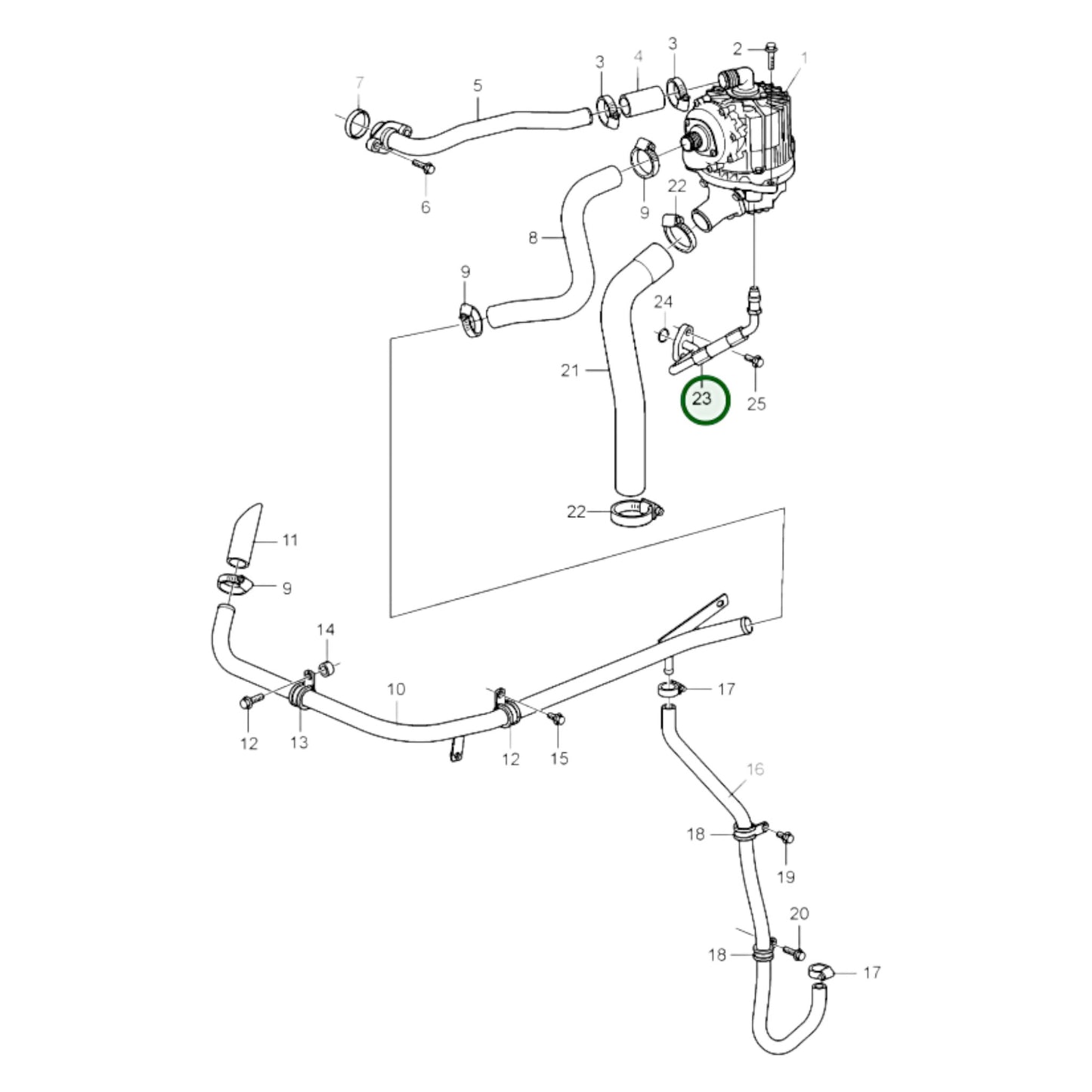 3886489 - Oil Hose
