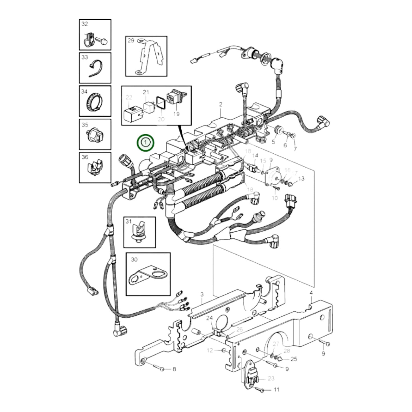 3887151 - Wiring Harness Module