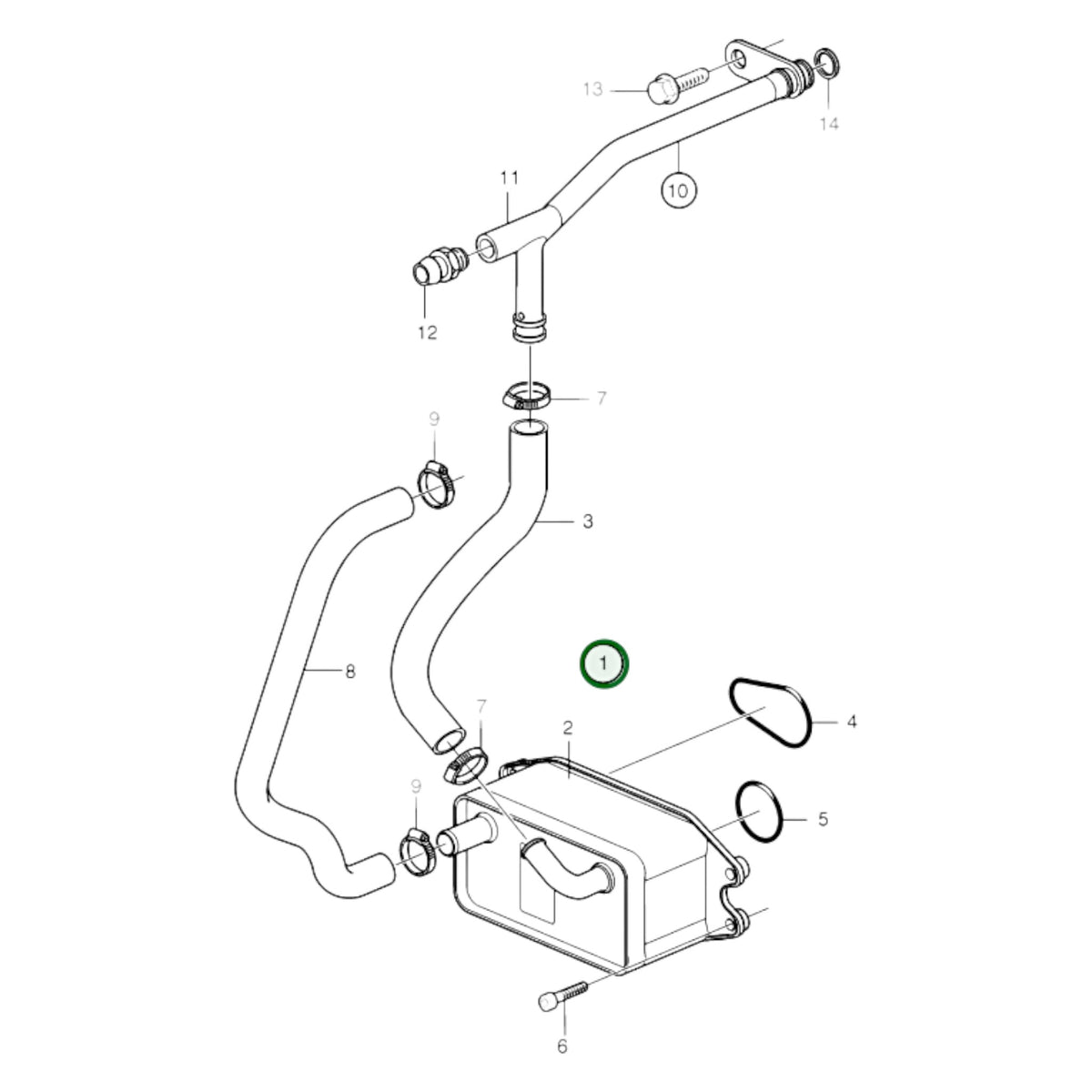 3888133 - Oil Cooler Kit
